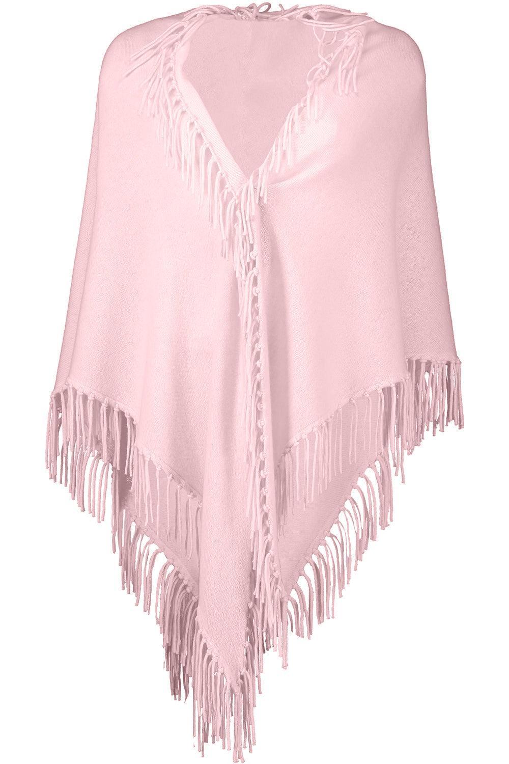 Fringe Shawl - Lotus-LOTUS-O/S-CLOTHINGTOPPONCHO-MINNIE ROSE