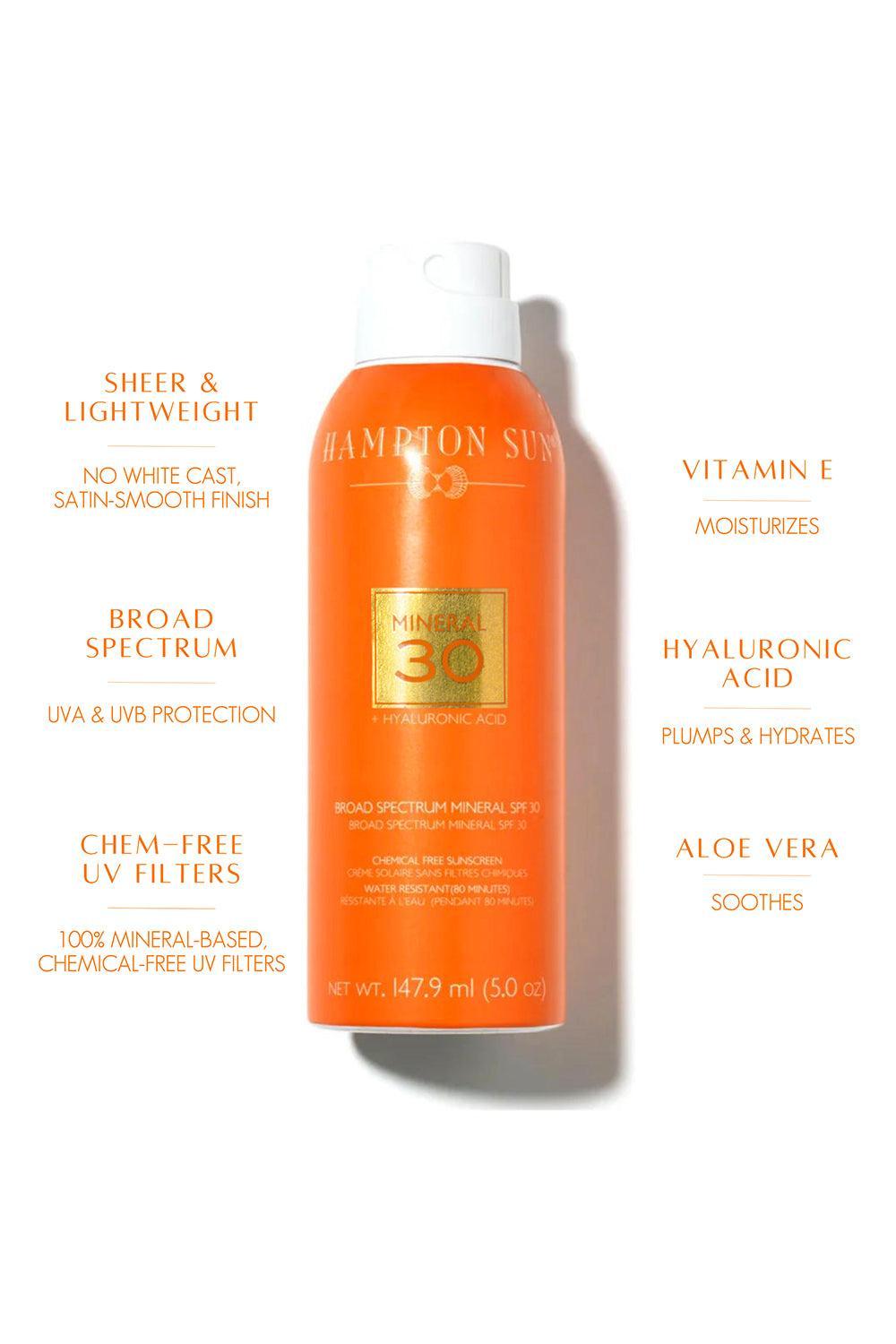 Spf Mineral Mist - 30-SPF 30-5 OZ-BEAUTYSKINCARE-S&G HAMPTON SUN, LLC