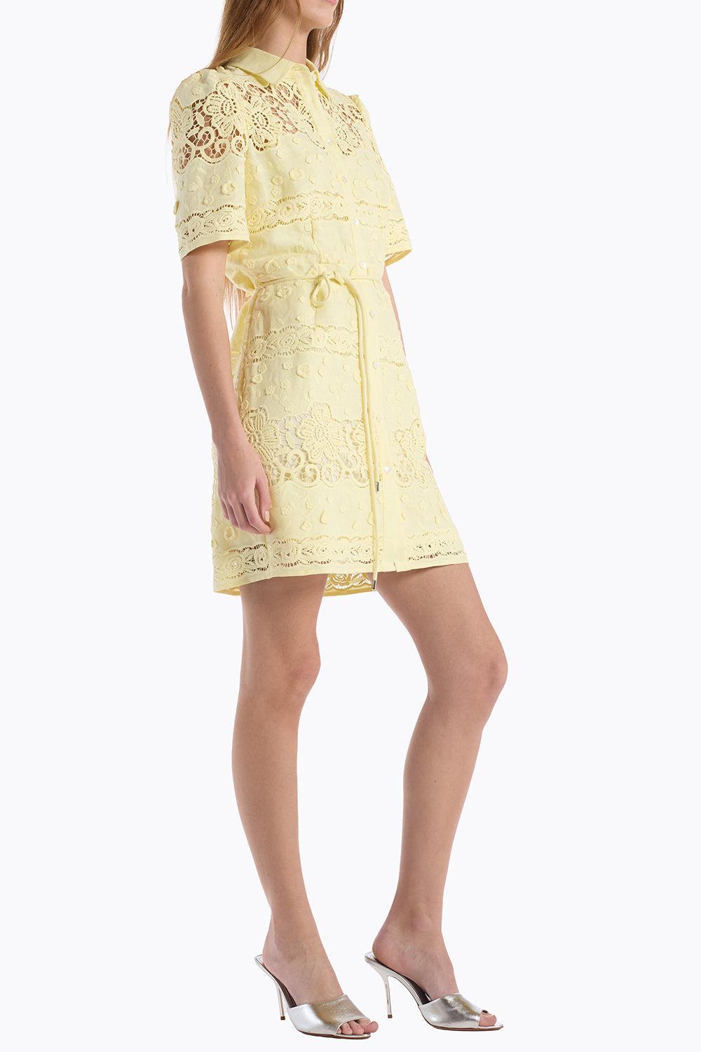 Valencia Dress - Yellow-YELLOW-0-CLOTHINGDRESSCASUAL-CHRISTY LYNN