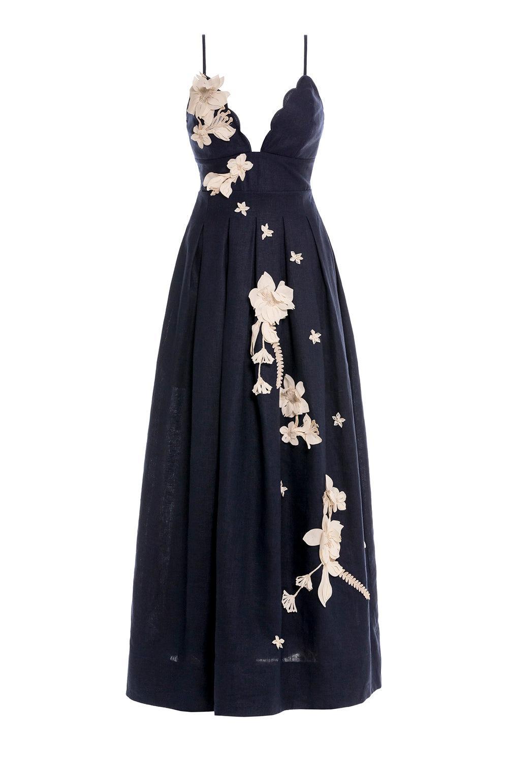 Sula Maxi Dress-BLUE-XS-CLOTHINGDRESSCOCKTAIL-AGUA BY AGUA BENDITA