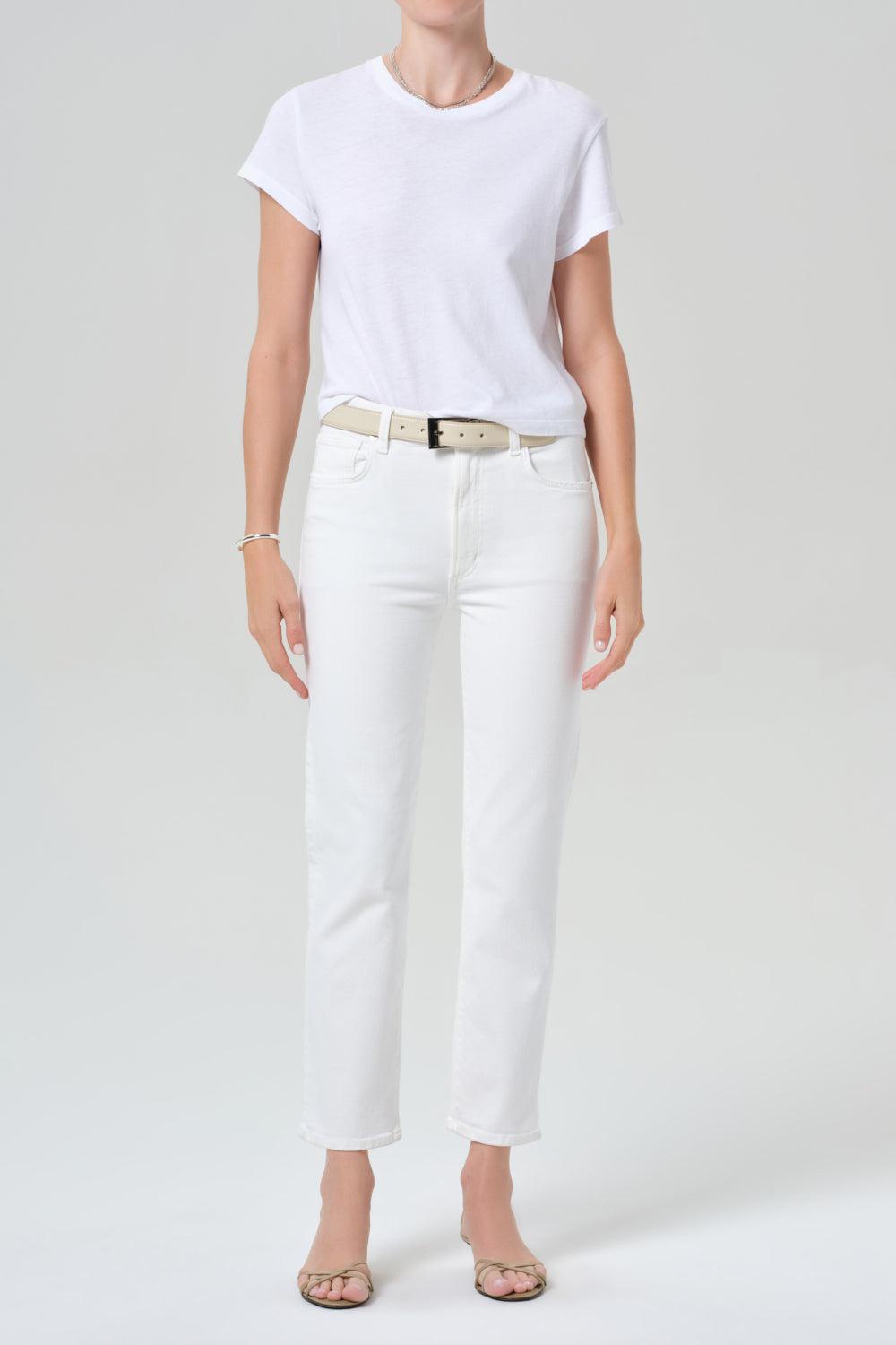Caia Straight Pant - White-WHITE-24-CLOTHINGPANTDENIM-CITIZENS of HUMANITY