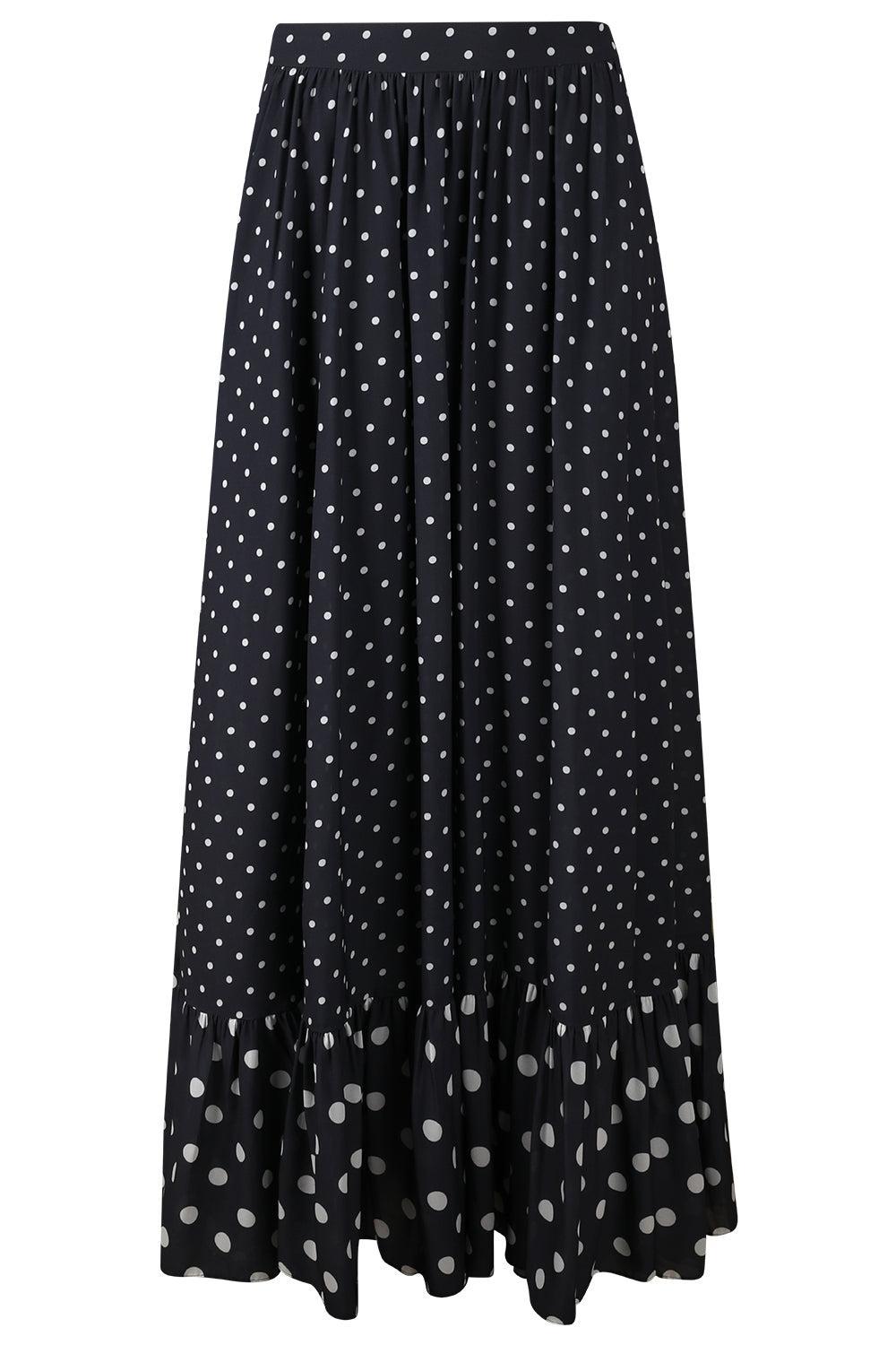 Goldie Maxi Skirt-POLKADOT-2-CLOTHINGSKIRTMAXI-TOCCIN