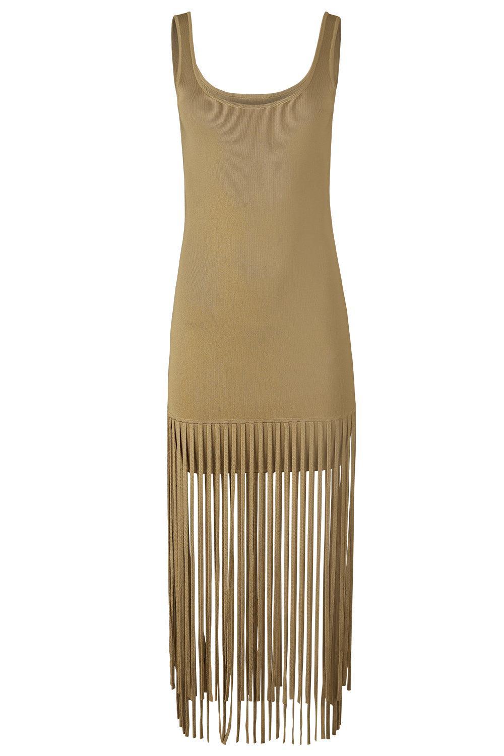 Roxanne Dress-BROWN-XS-CLOTHINGDRESSCASUAL-TOCCIN