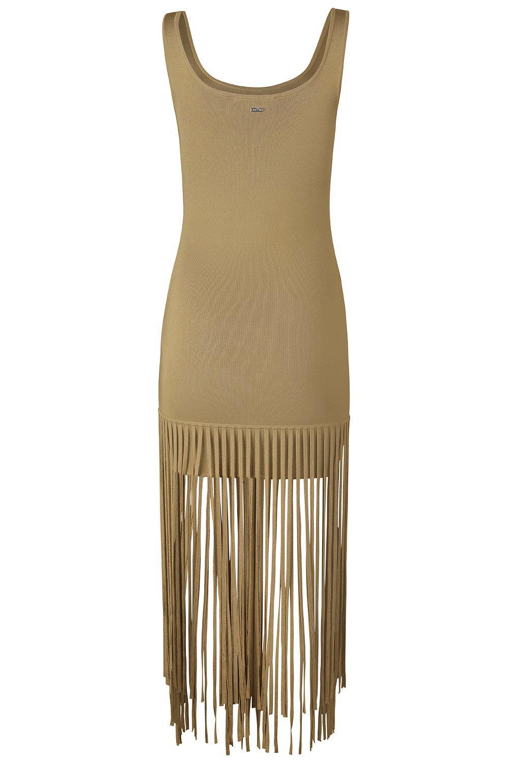 Roxanne Dress-BROWN-XS-CLOTHINGDRESSCASUAL-TOCCIN