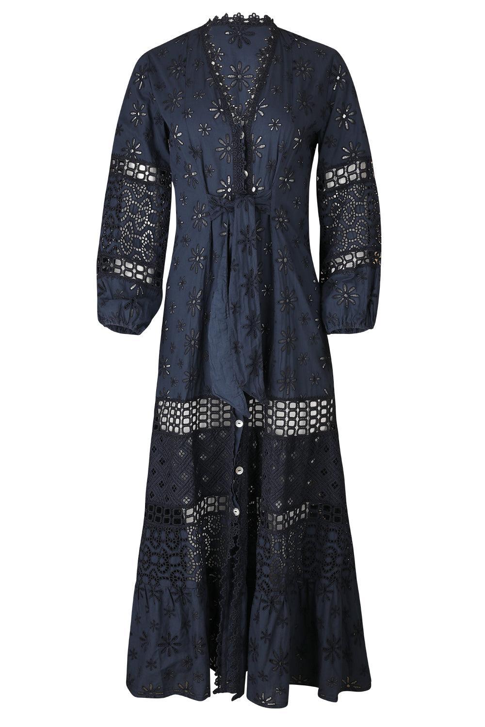 Noce Dress-BLUE-XS-CLOTHINGDRESSCASUAL-TEMPTATION POSITANO