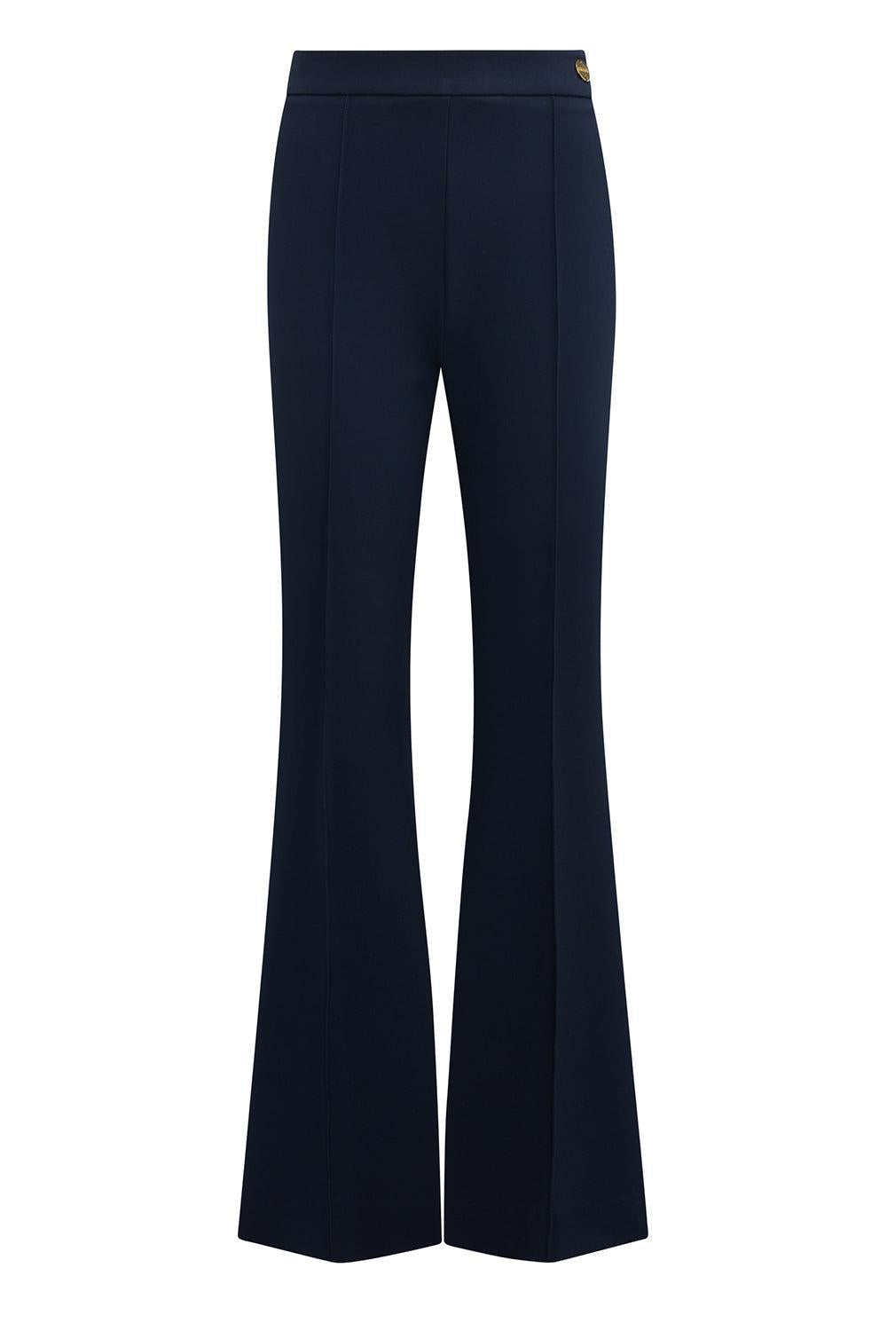 Lola Pant - Navy-NAVY-38-CLOTHINGPANTCROPPED-CALLAS MILANO