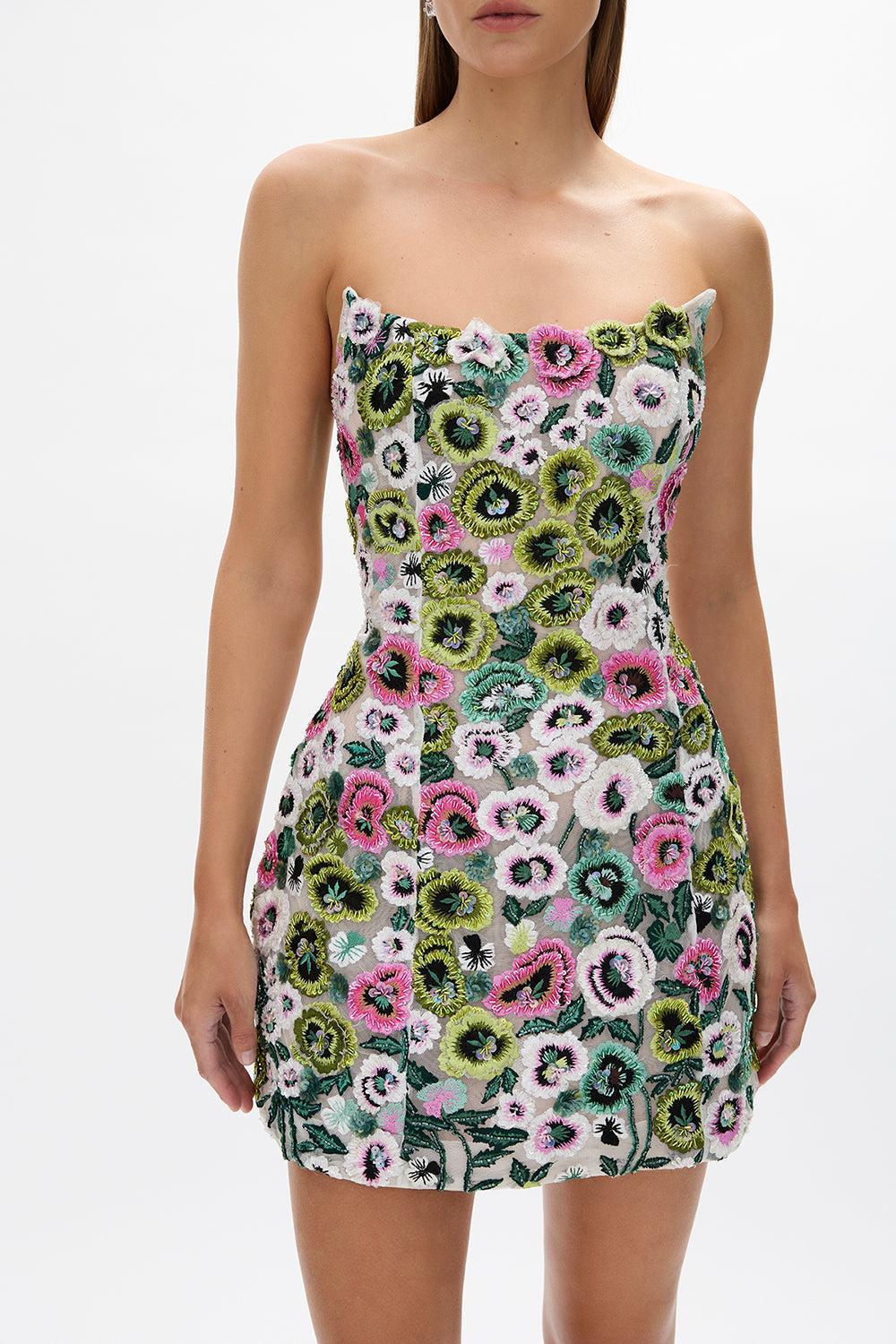 Camden Mini Dress-GRN MULT-1-CLOTHINGDRESSCOCKTAIL-RACHEL GILBERT