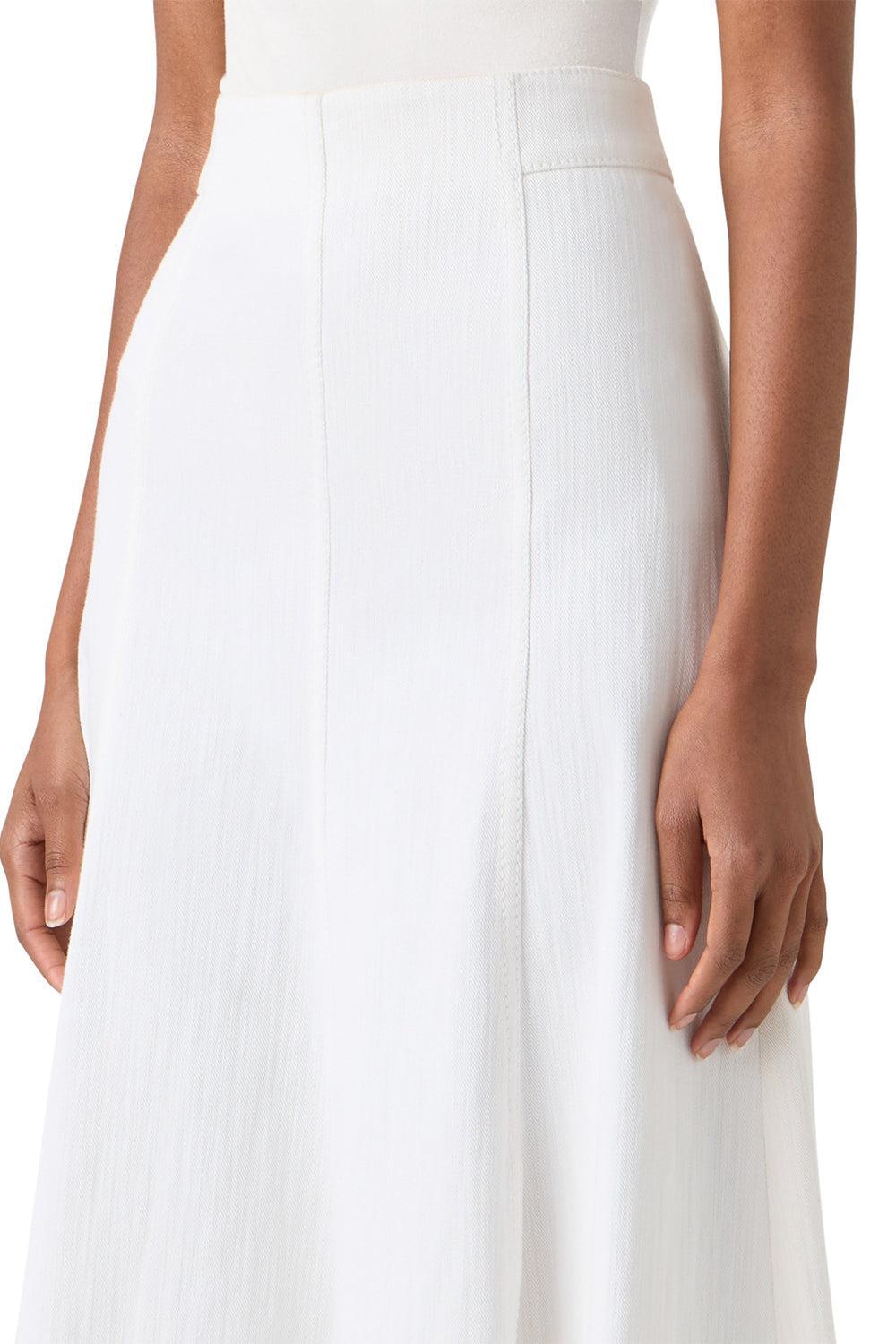 Pleated Flare Midi Skirt-CREAM-2-CLOTHINGSKIRTMIDI-AKRIS PUNTO