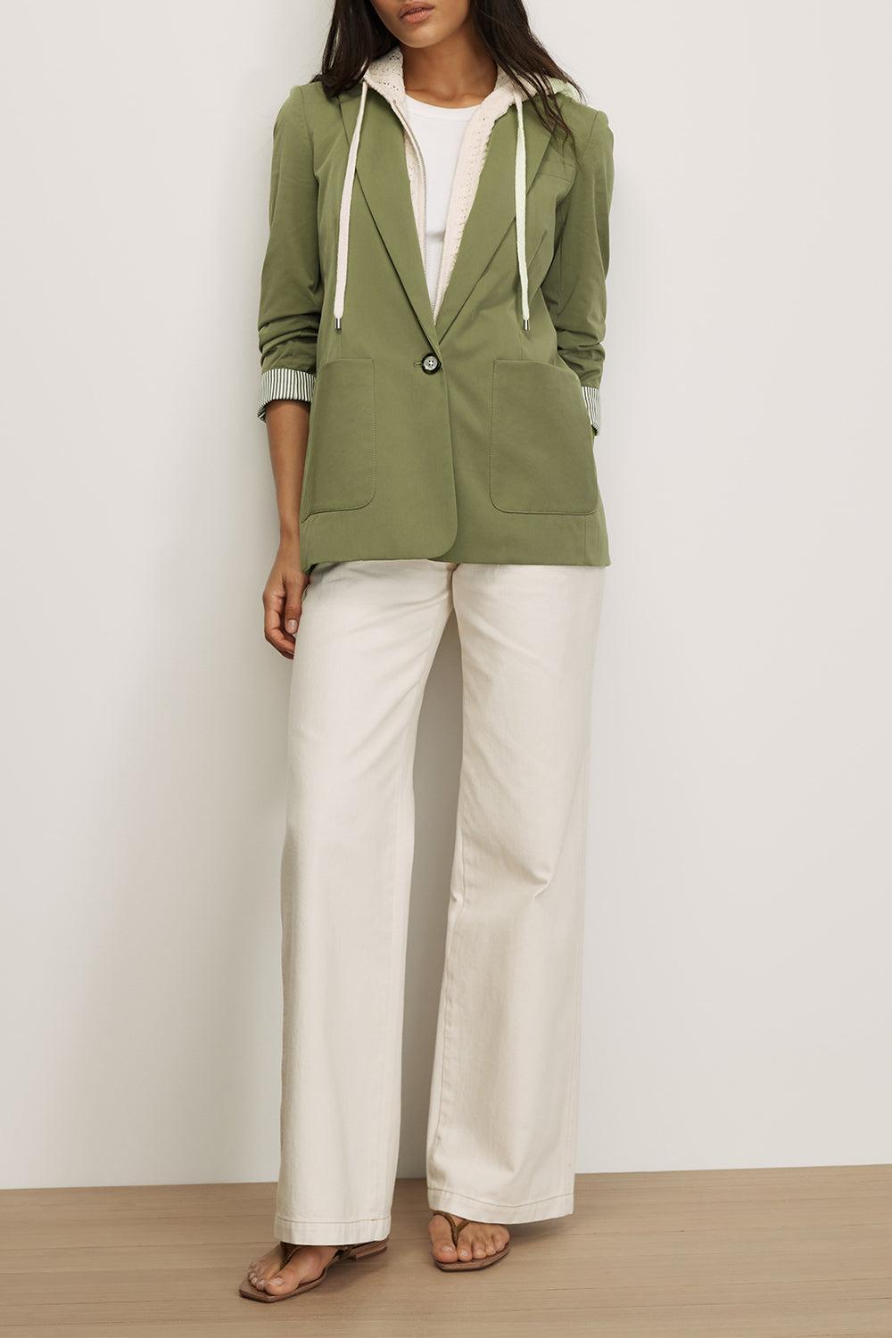 Mcallin Dickey Jacket-GREEN-0-CLOTHINGJACKETBLAZERS-VERONICA BEARD