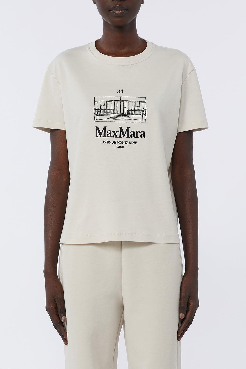 Logo Tee-SAND-S-CLOTHINGTOPT-SHIRT-MAX MARA
