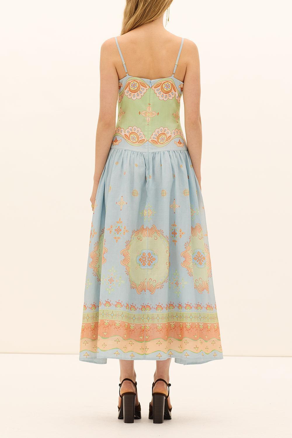 Matthiola Waisted Dress-MULTI-0-CLOTHINGDRESSCASUAL-KATE FORD