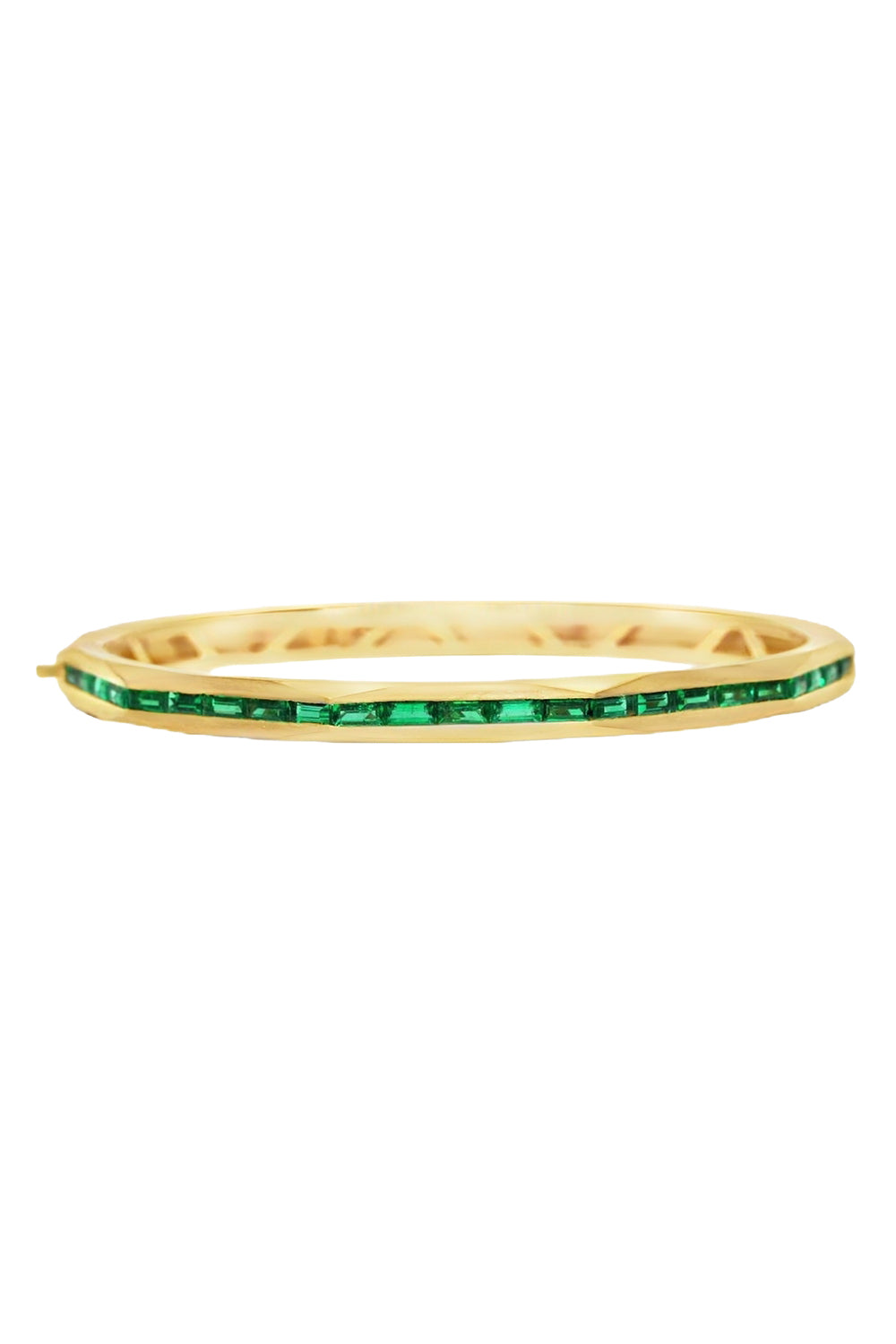 Emerald Enigma Bangle Bracelet