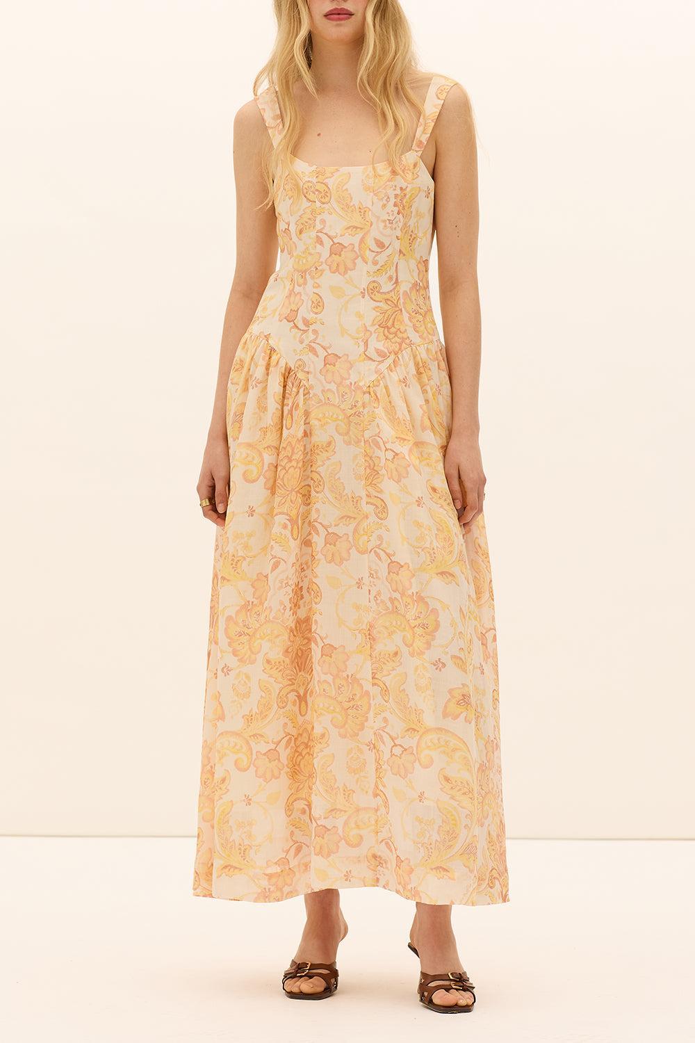 Peonia Bodige Gown-MULTI-0-CLOTHINGDRESSCASUAL-KATE FORD