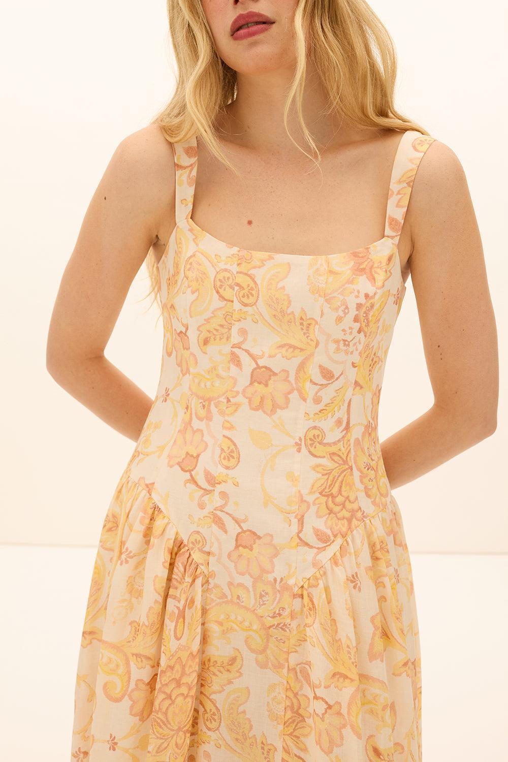 Peonia Bodige Gown-MULTI-0-CLOTHINGDRESSCASUAL-KATE FORD