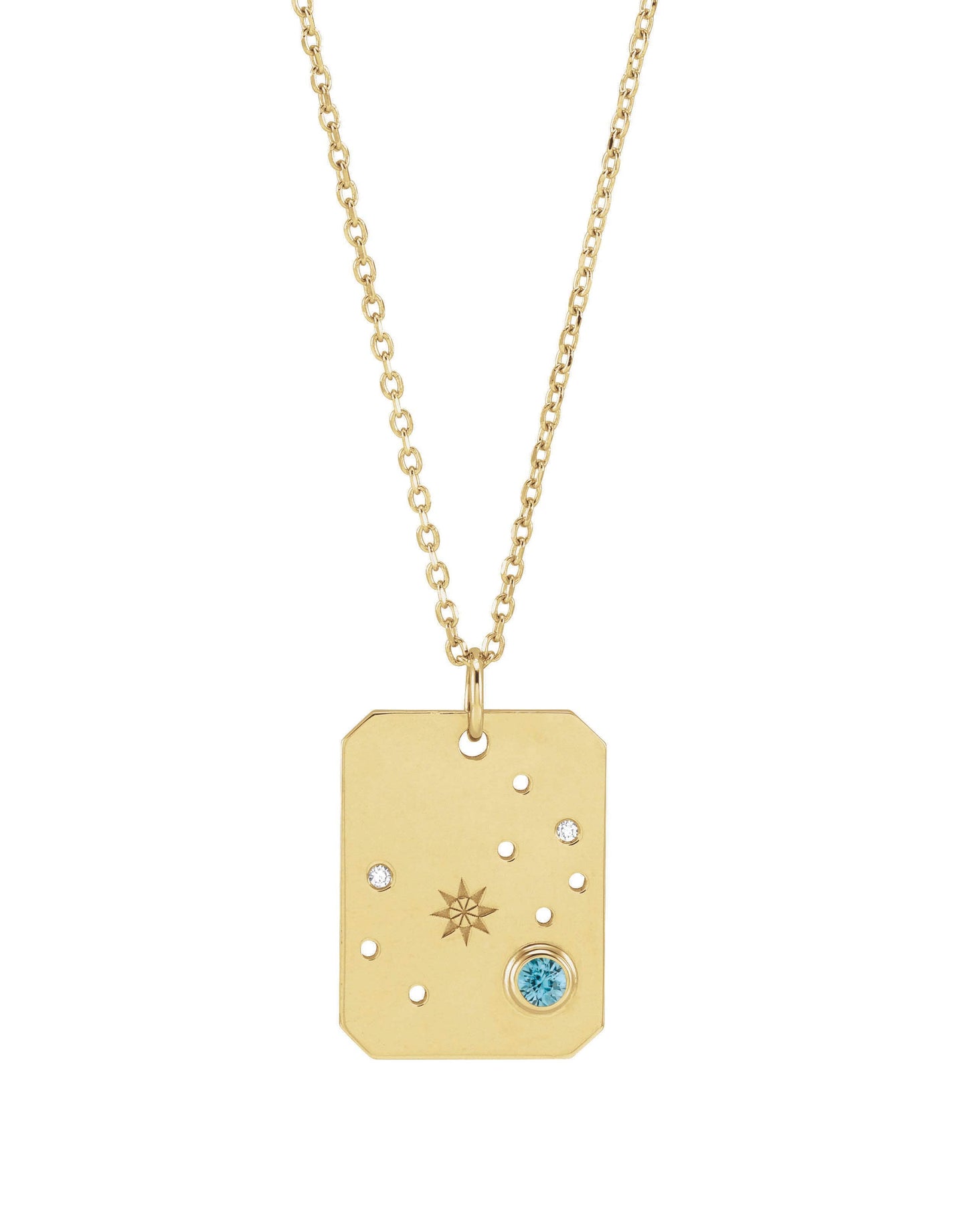 302 FINE JEWELRY-Scorpio Zodiac Necklace-YELLOW GOLD