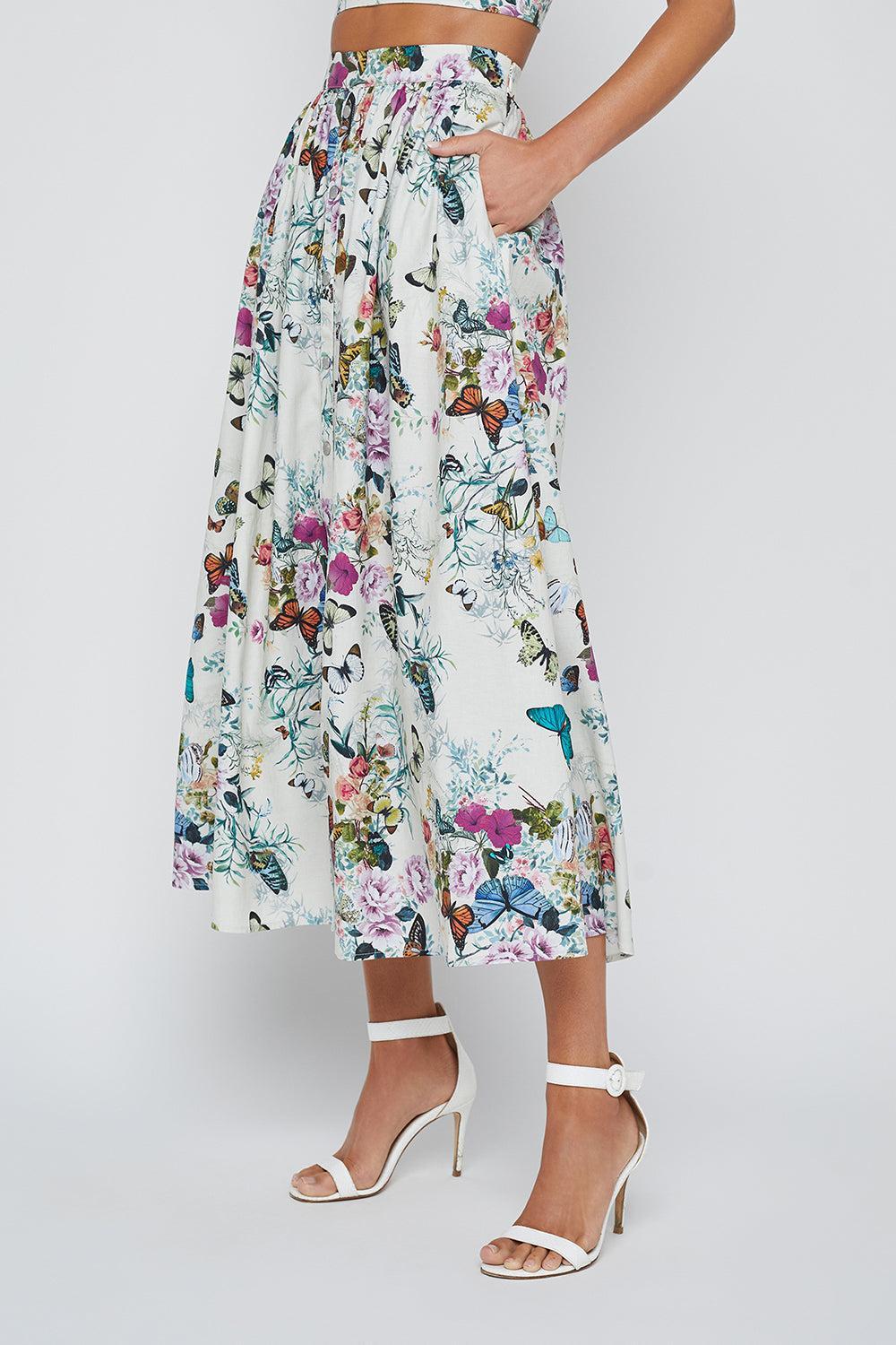 Seina Skirt-WHCHARBF-2-CLOTHINGSKIRTMIDI-L'AGENCE