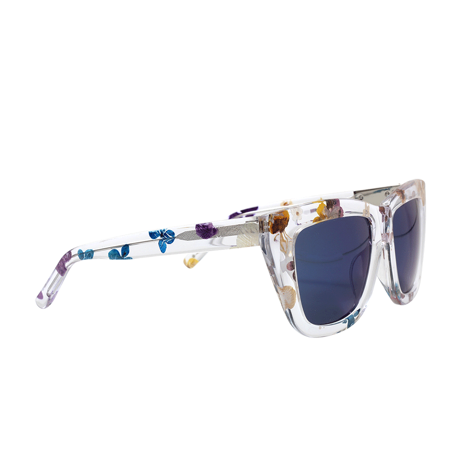 3.1 PHILLIP LIM-Pressed Flower Sunglasses-CLEAR