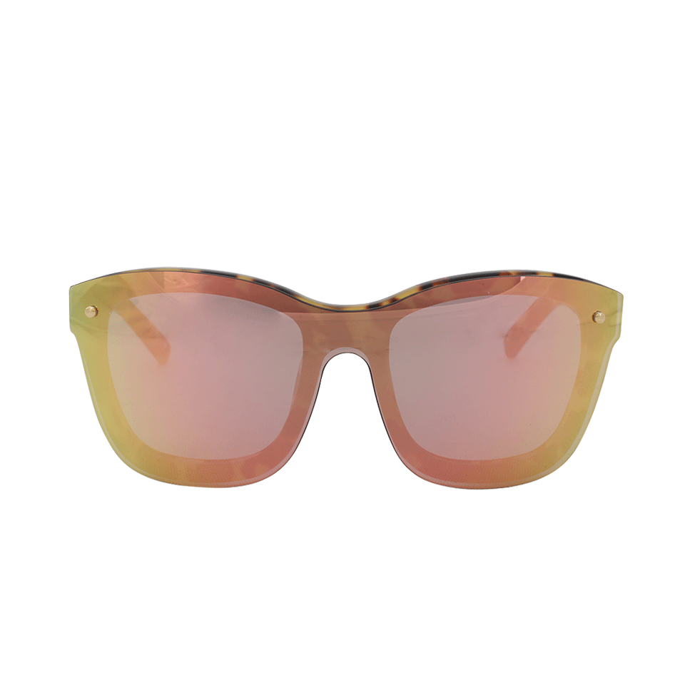 3.1 PHILLIP LIM-Chunky Angle D-Frame Sunglasses-GLD/PCH