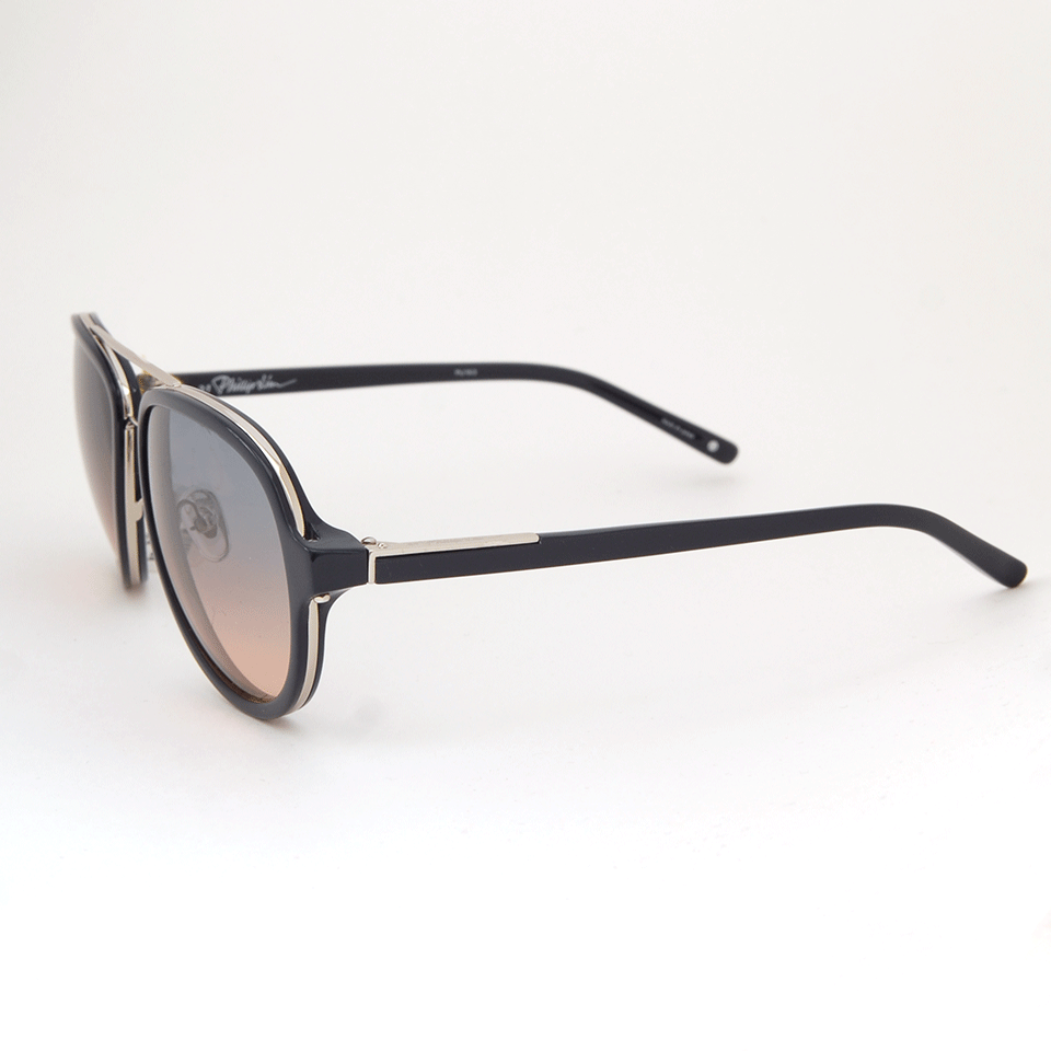 3.1 PHILLIP LIM-Aviator Sunglasses-NAVY