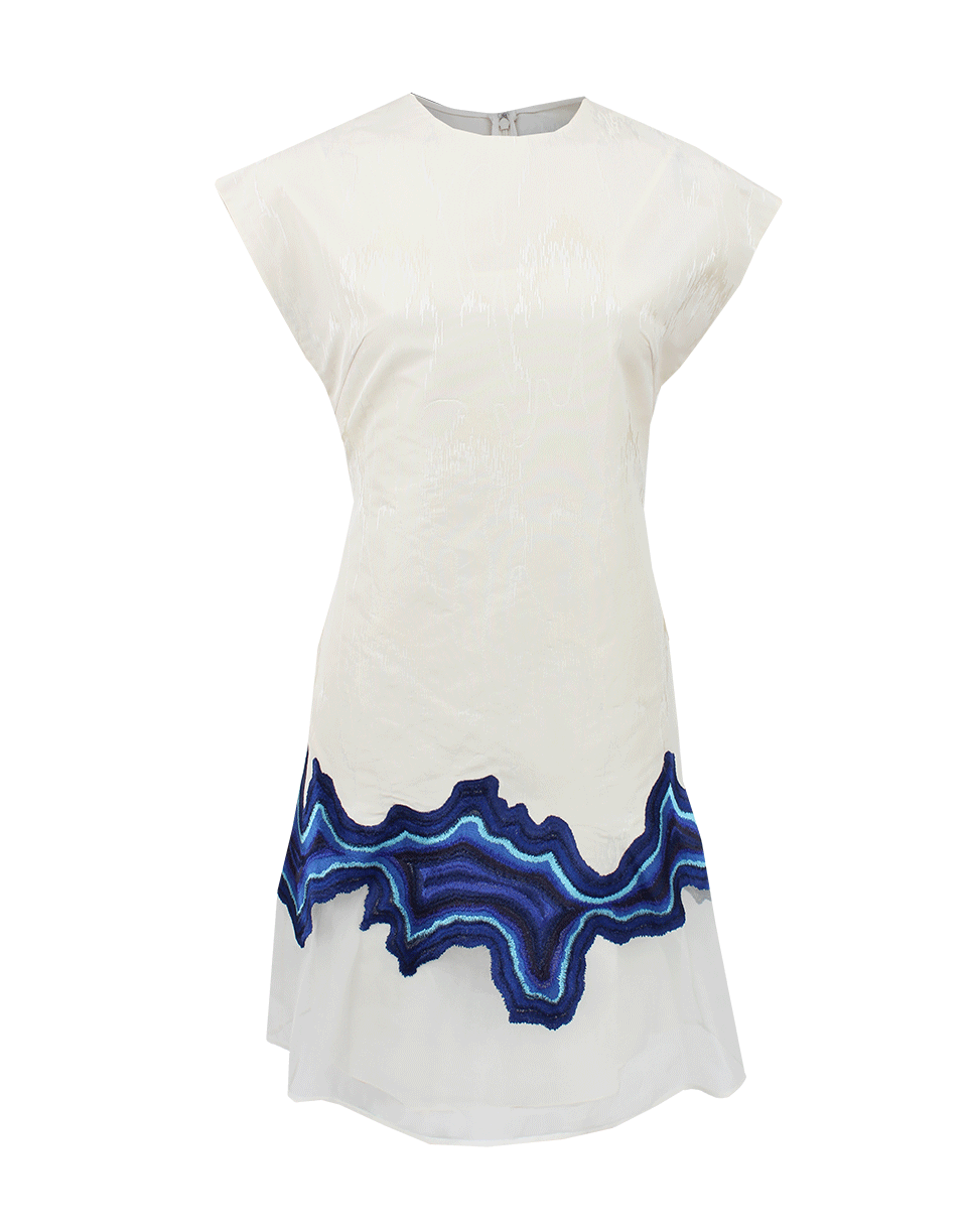 3.1 PHILLIP LIM-Embroidered Geode Flounce Dress-