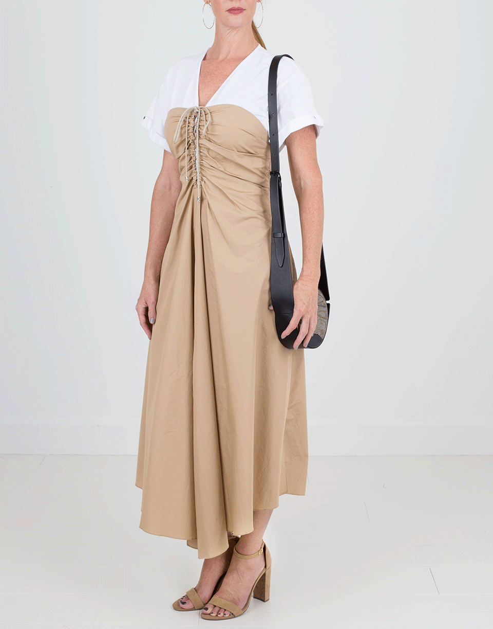 3.1 PHILLIP LIM-Gathered Front Dress-