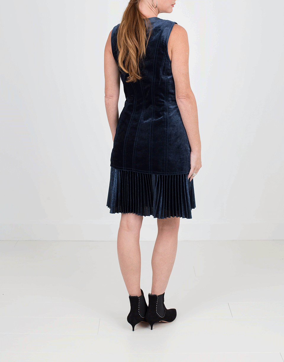 3.1 PHILLIP LIM-Pleated Hem Sculpted Dress-