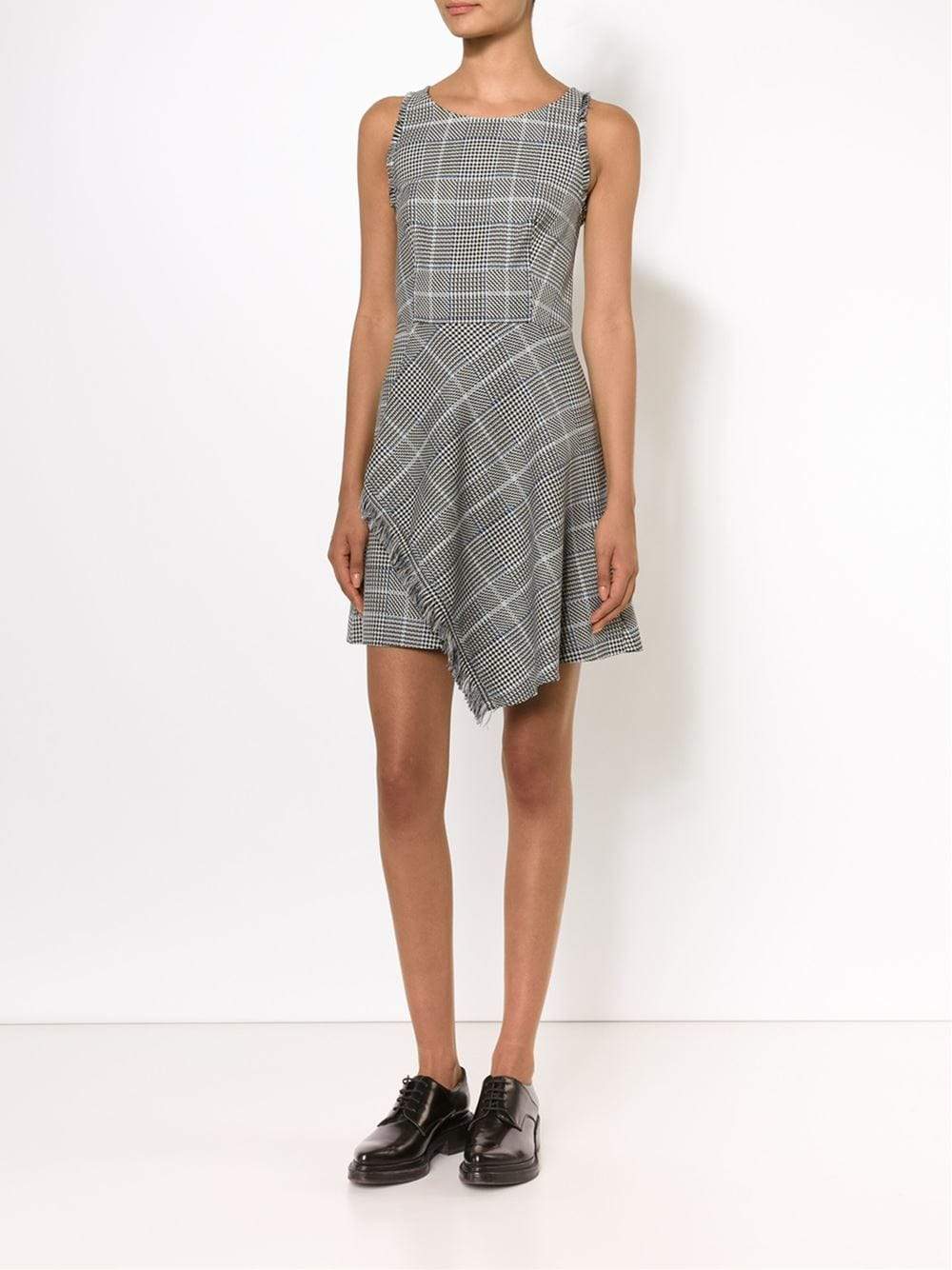 3.1 PHILLIP LIM-Fringe Hemline Tank Dress-