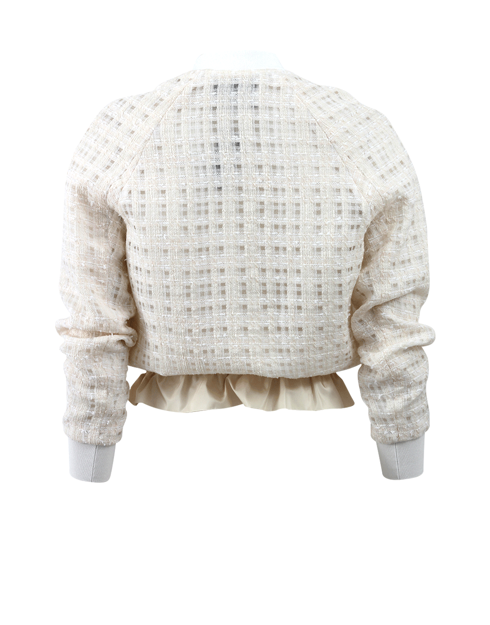 3.1 PHILLIP LIM-Draw-String Tweed Bomber-