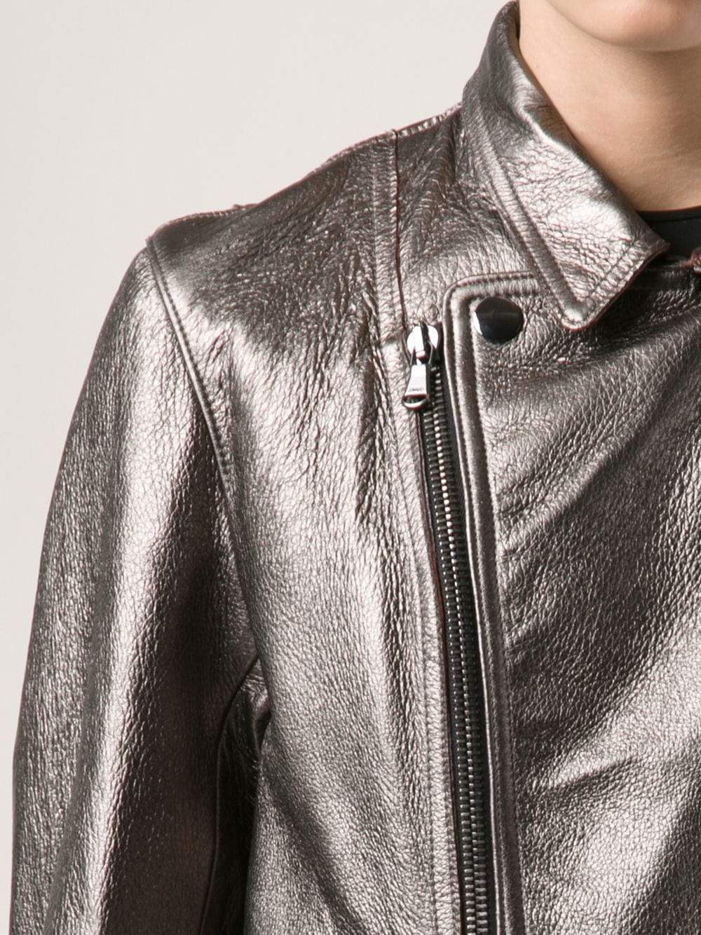 3.1 PHILLIP LIM-Leather Motorcycle Jacket-