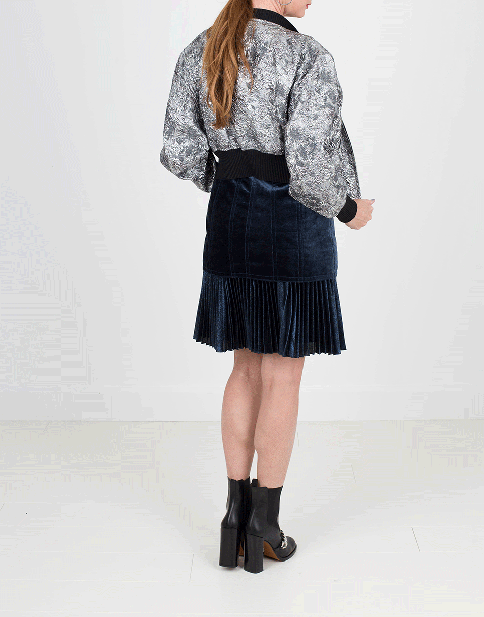 3.1 PHILLIP LIM-Floral Metallic Bomber-