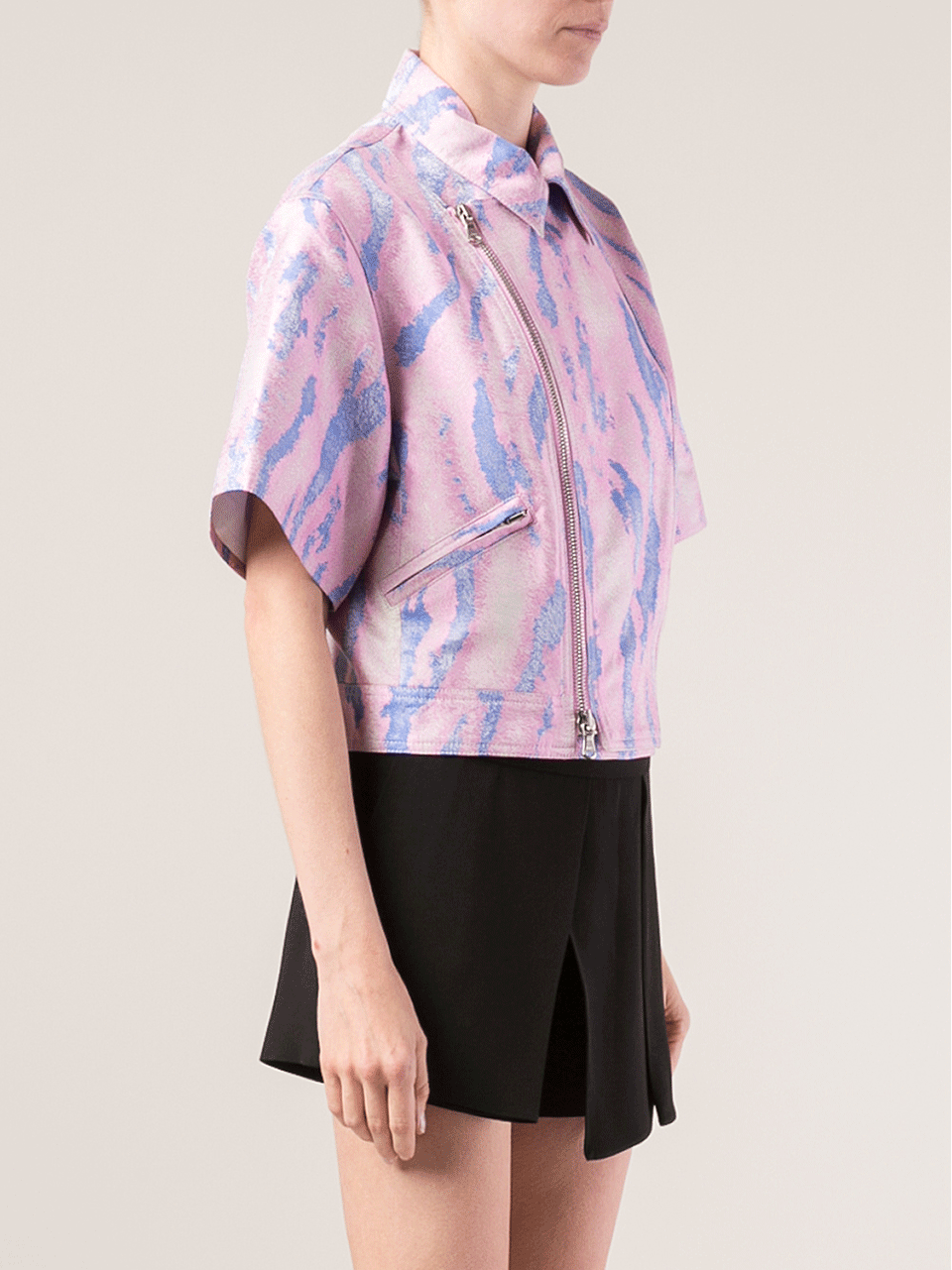 3.1 PHILLIP LIM-Kimono Motorcycle Jacket-
