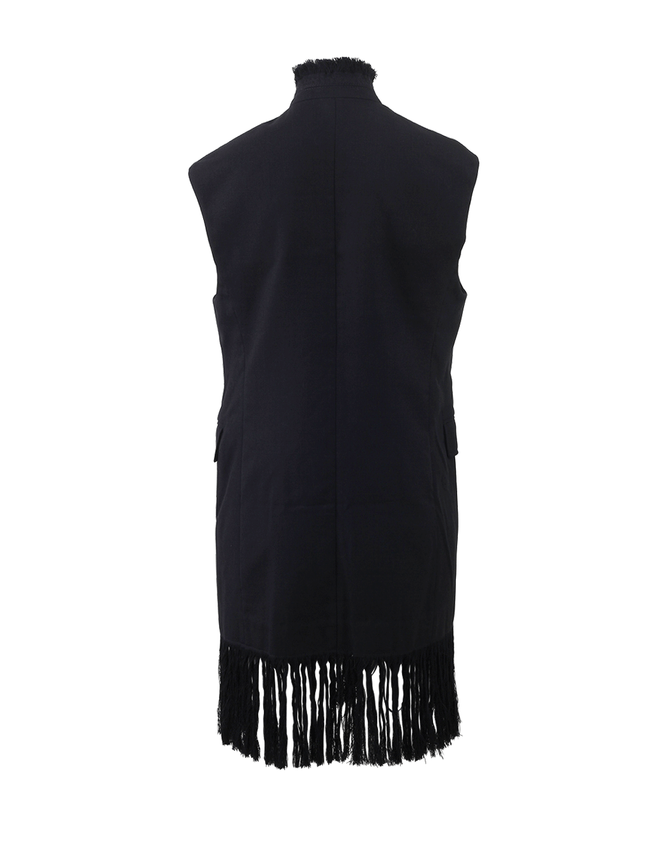 3.1 PHILLIP LIM-Fringed Hem Long Vest-