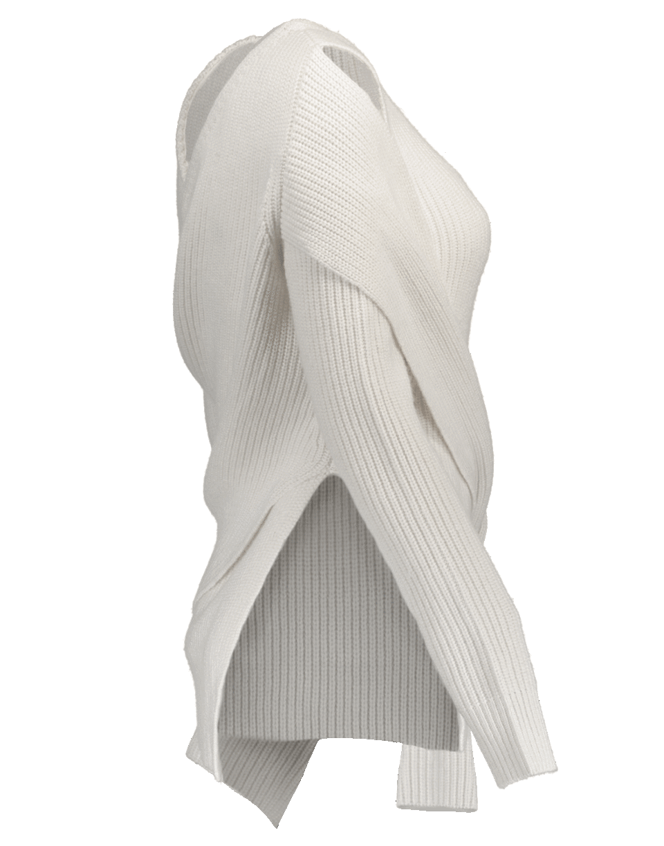 3.1 PHILLIP LIM-Draped Wool Sweater-