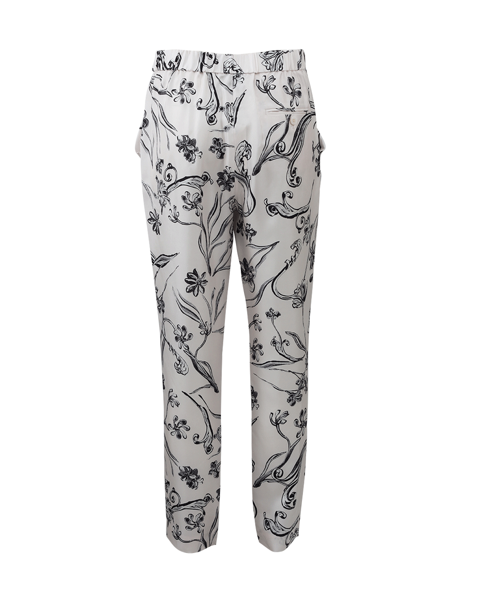 3.1 PHILLIP LIM-Floral Draped Trouser-