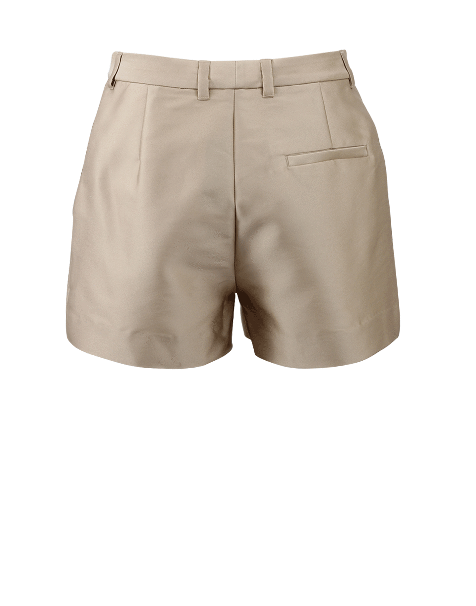 3.1 PHILLIP LIM-Satin Flat Front Short-