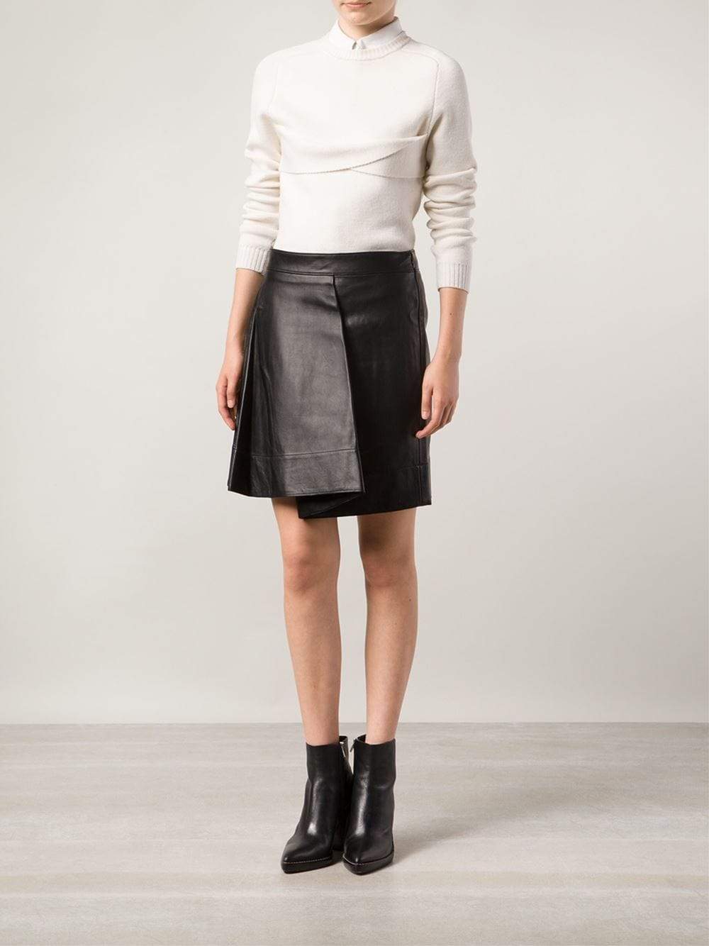 3.1 PHILLIP LIM-Rounded Fold Skirt-