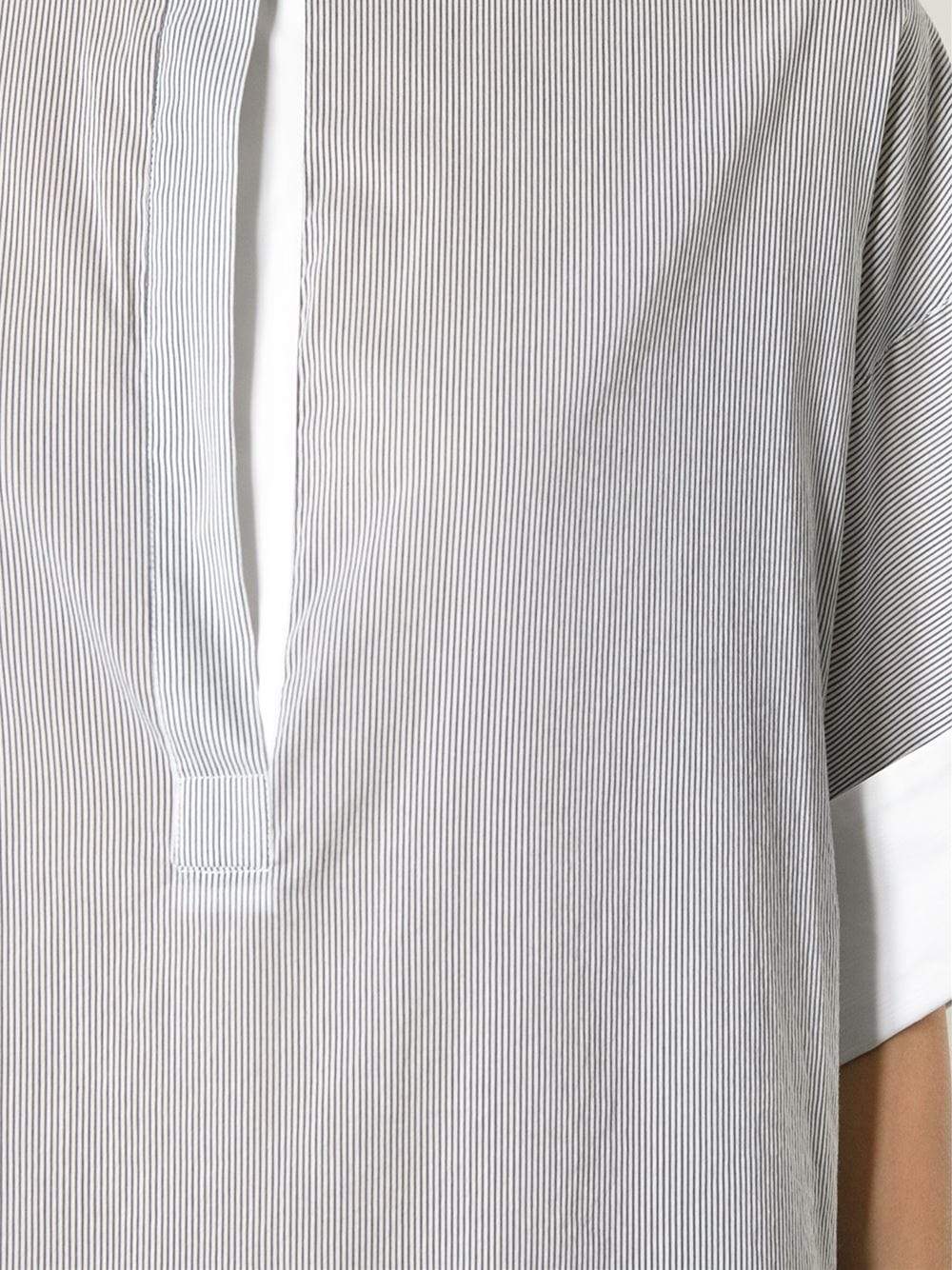 3.1 PHILLIP LIM-Poplin Collar Tunic-