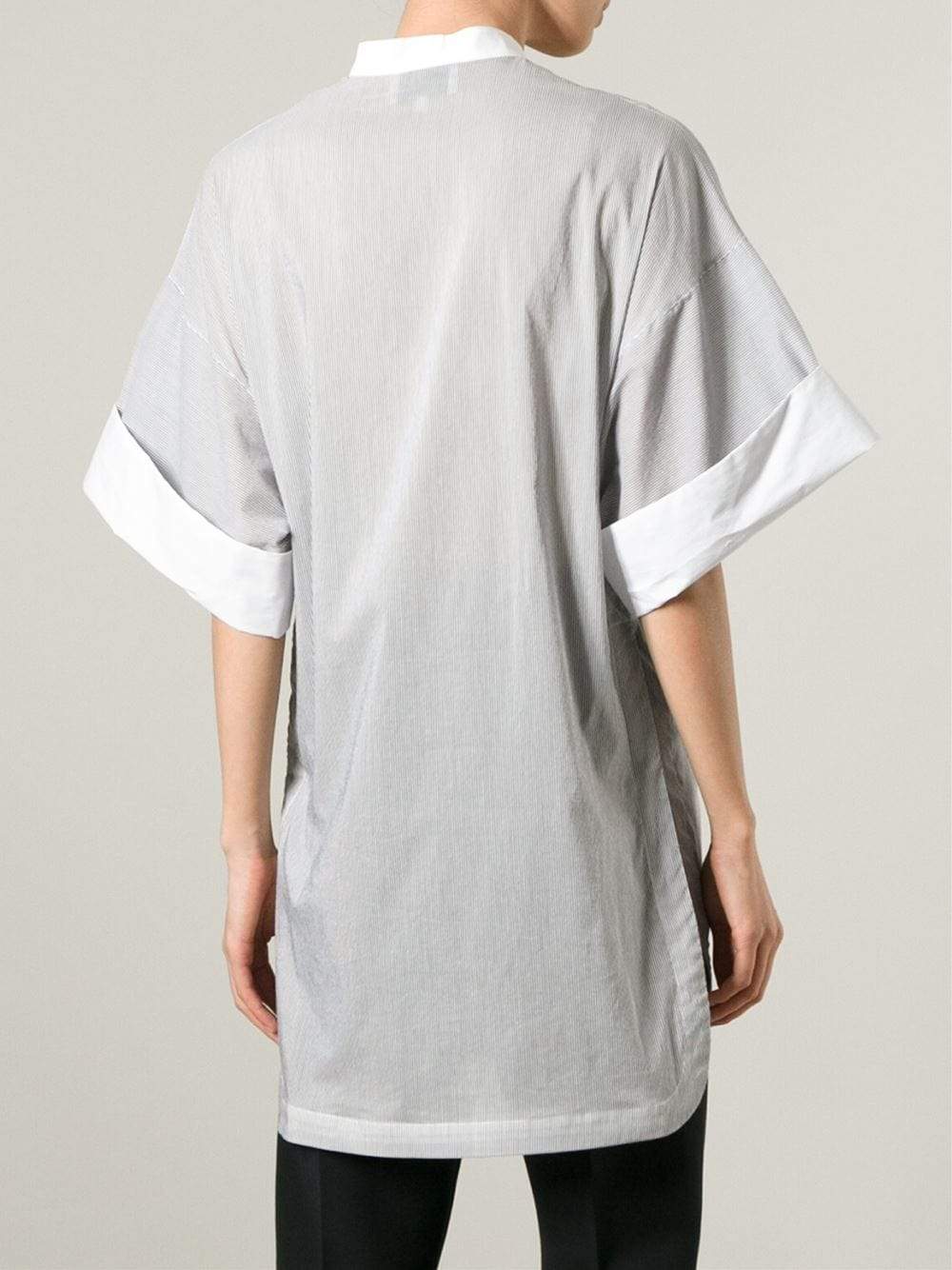 3.1 PHILLIP LIM-Poplin Collar Tunic-