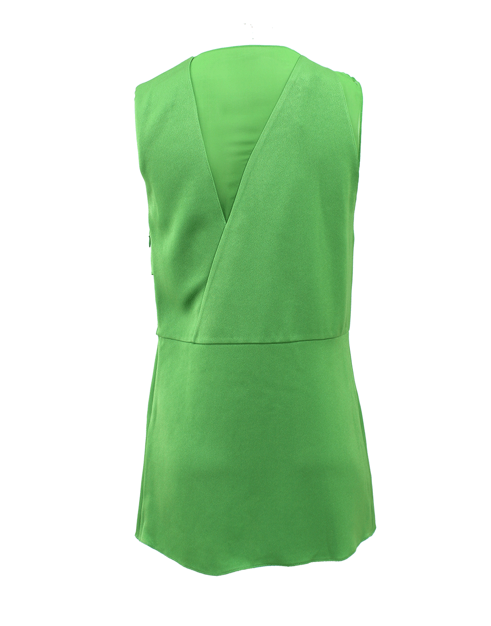 3.1 PHILLIP LIM-Drape Front Embellished Neck Top-