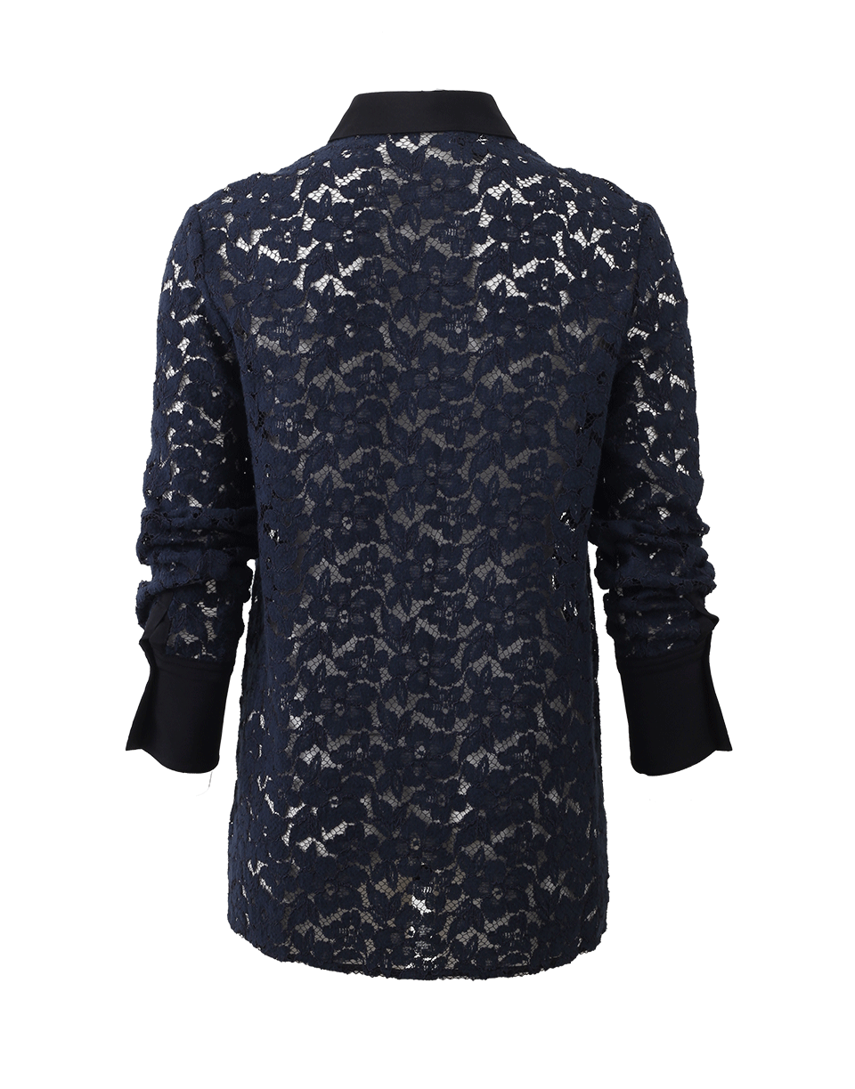 3.1 PHILLIP LIM-Silk And Lace Button Blouse-