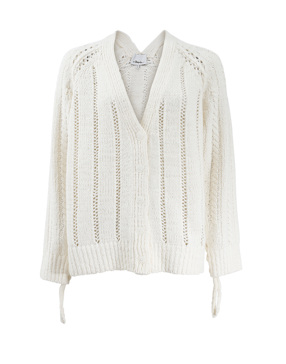 3.1 PHILLIP LIM-Pointelle Cardigan-