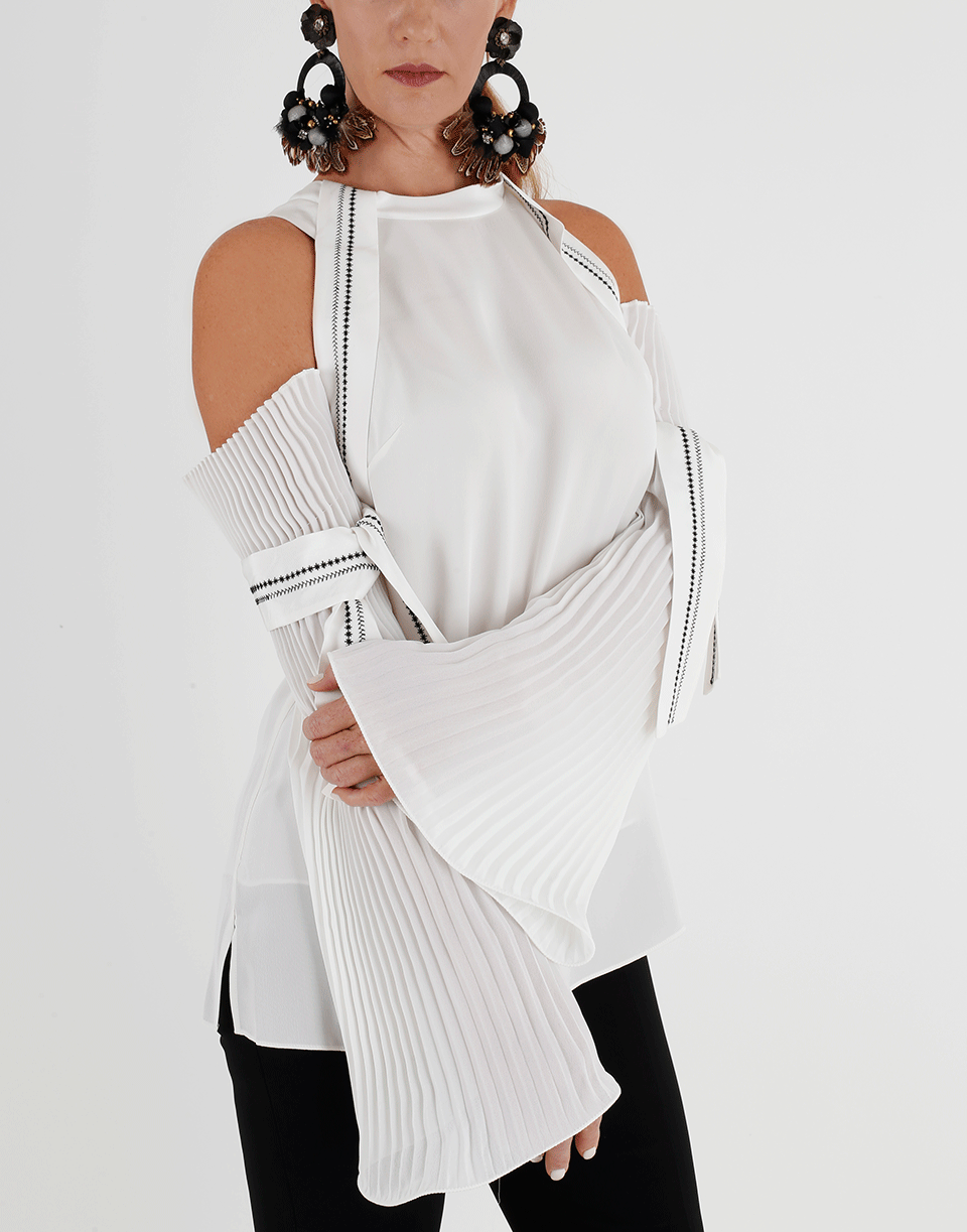 3.1 PHILLIP LIM-Cold Shoulder Top-