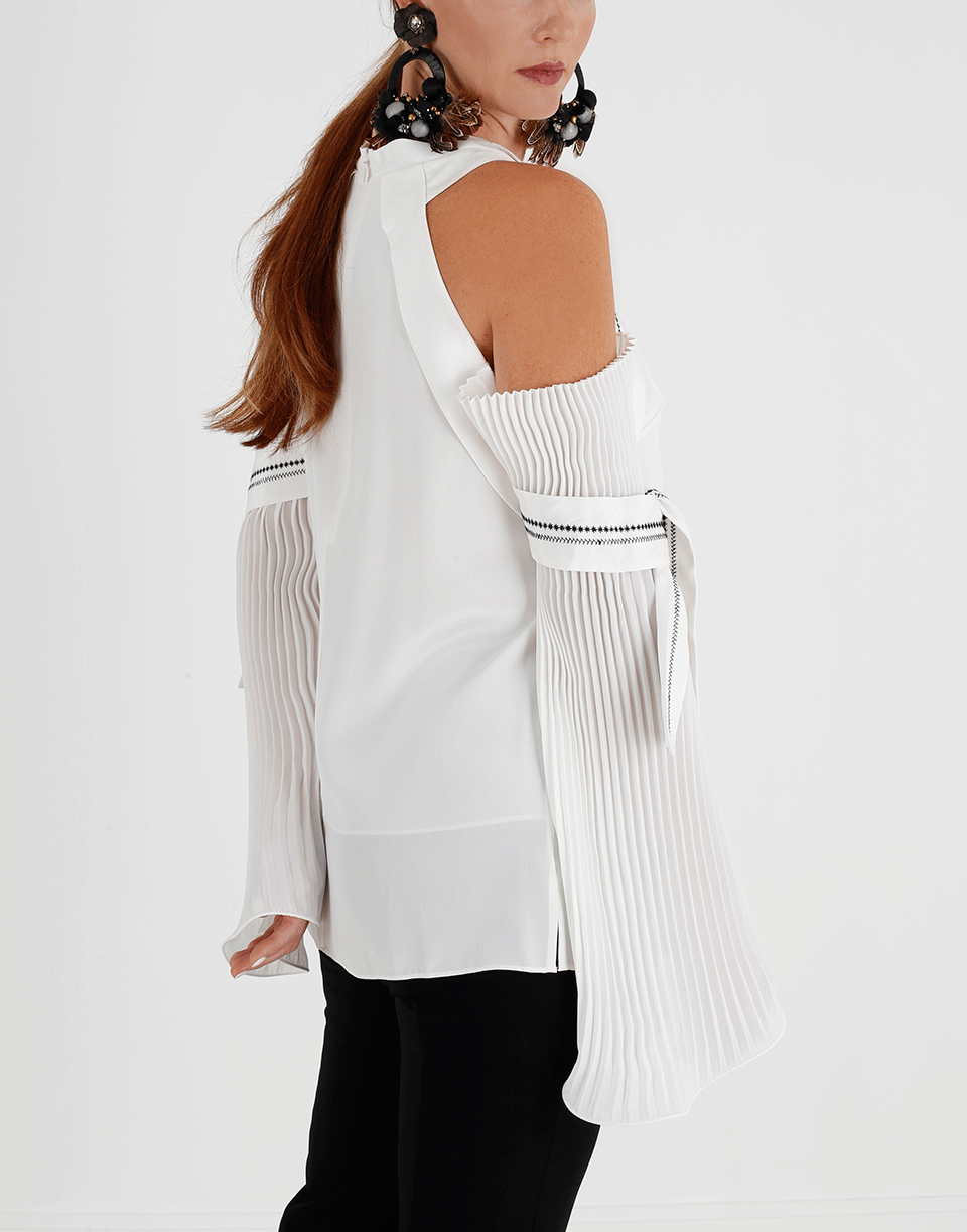 3.1 PHILLIP LIM-Cold Shoulder Top-