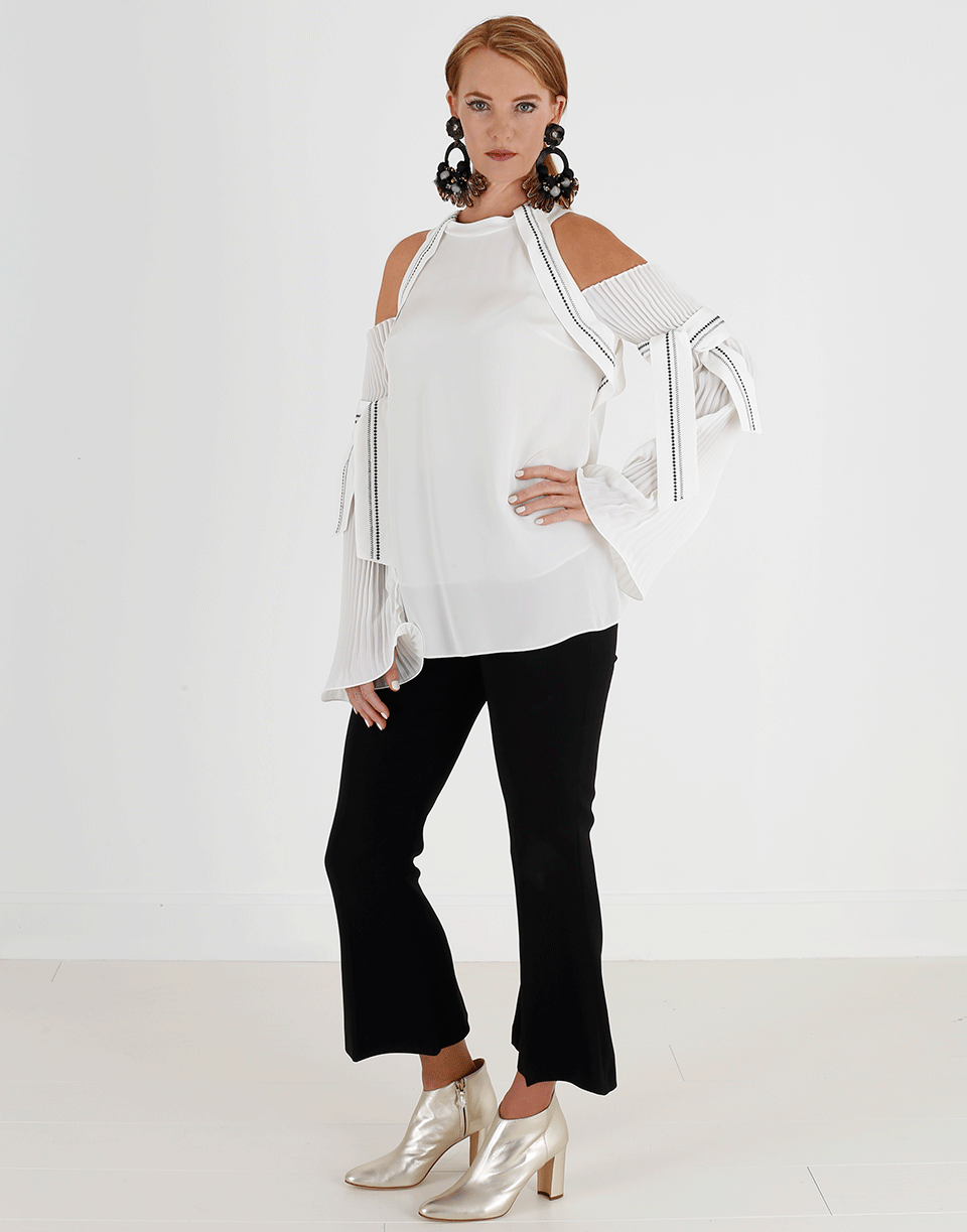 3.1 PHILLIP LIM-Cold Shoulder Top-