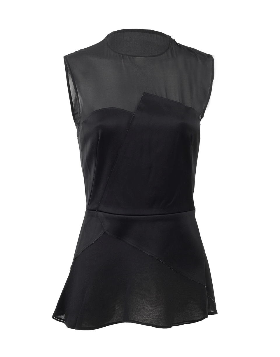 3.1 PHILLIP LIM-Luna Top With Chiffon Yoke Skirt-