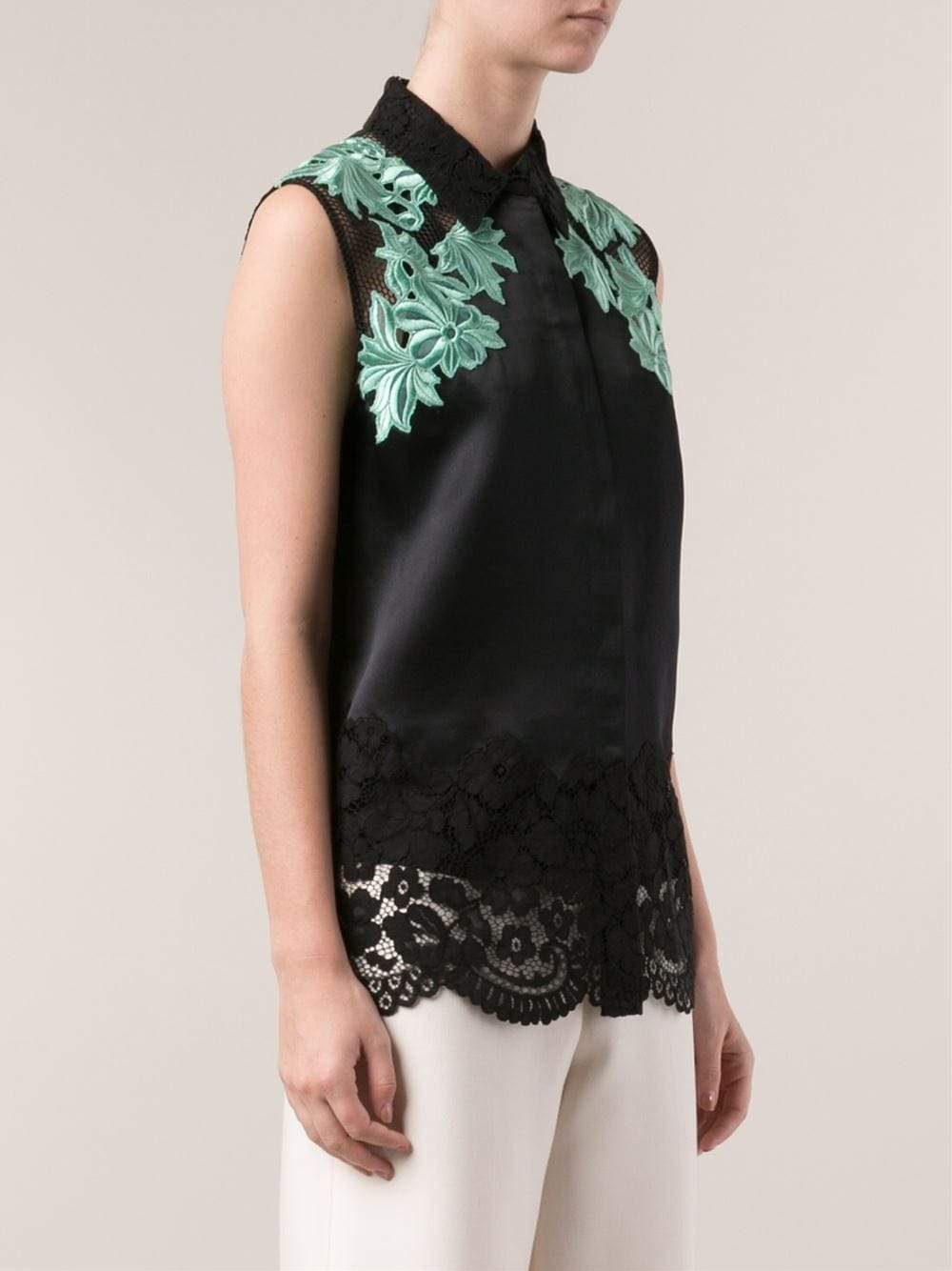 3.1 PHILLIP LIM-Satin Faced Organza Detailed Blouse-