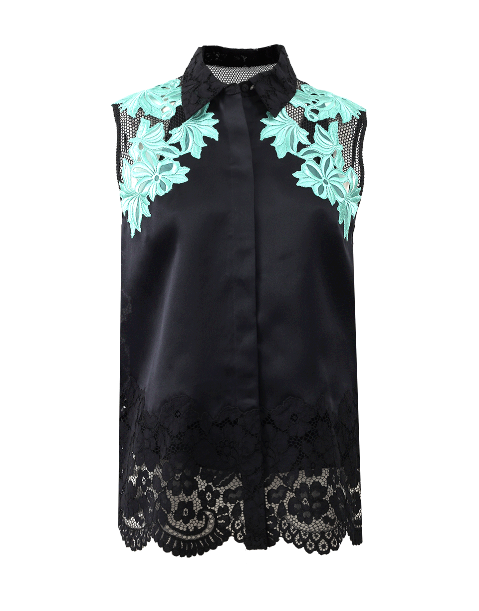 3.1 PHILLIP LIM-Satin Faced Organza Detailed Blouse-