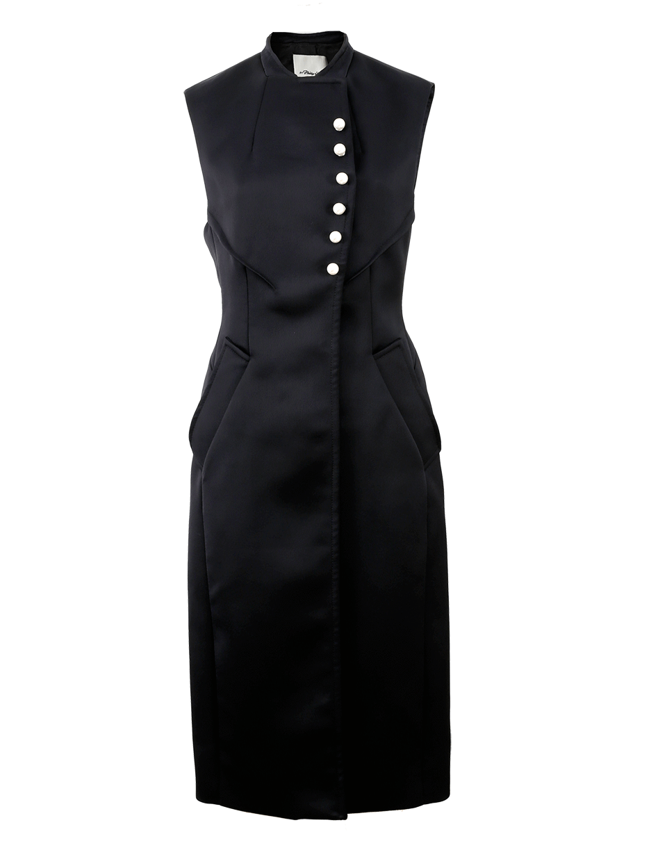 3.1 PHILLIP LIM-Pearl Trim Long Vest-