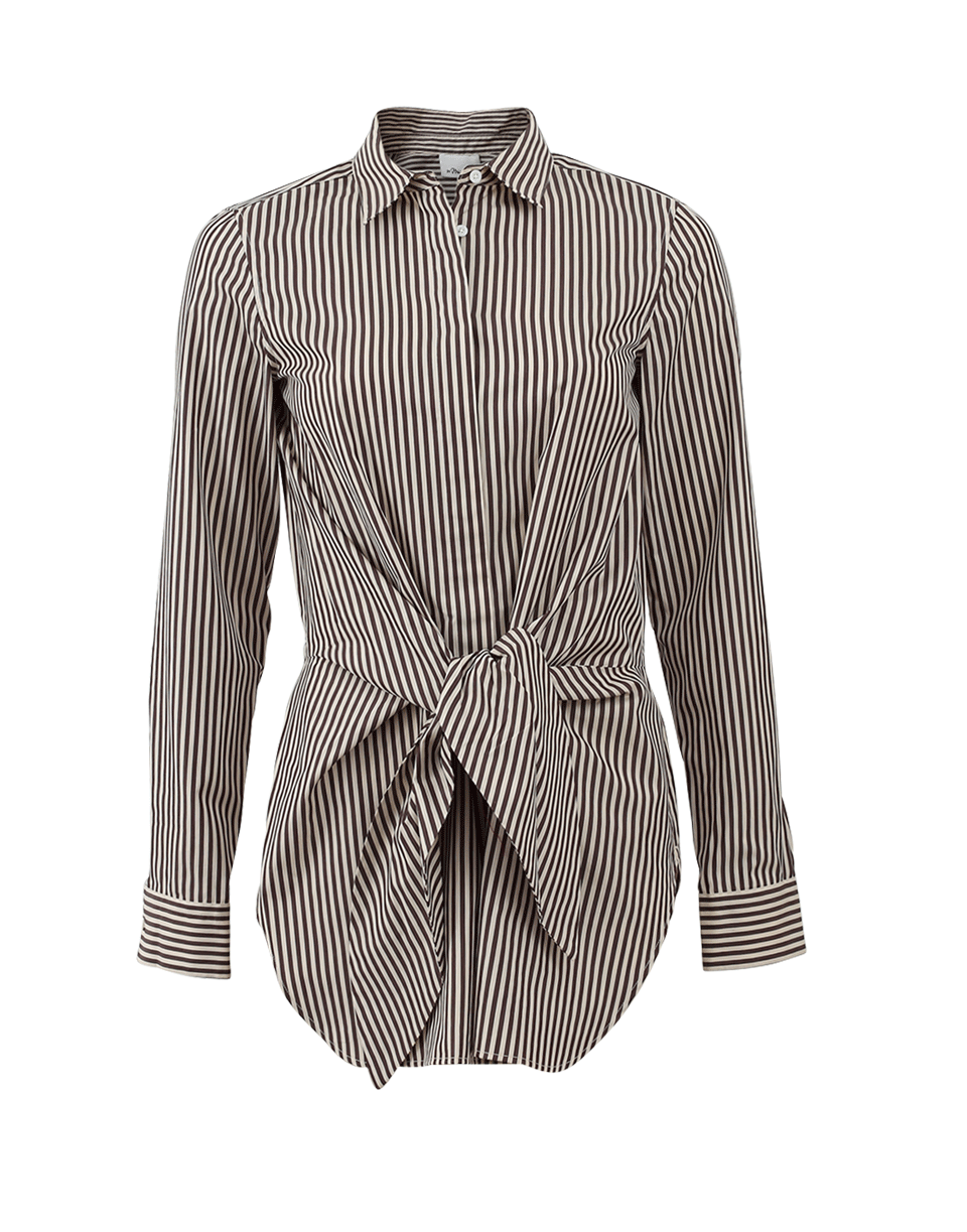3.1 PHILLIP LIM-Tie Front Striped Top-