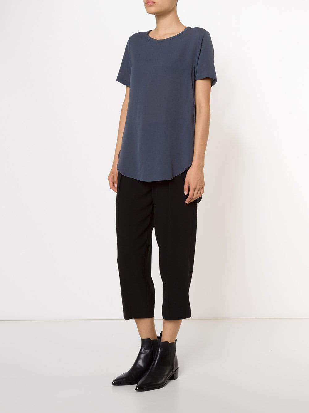 3.1 PHILLIP LIM-High Low Hem T-Shirt-